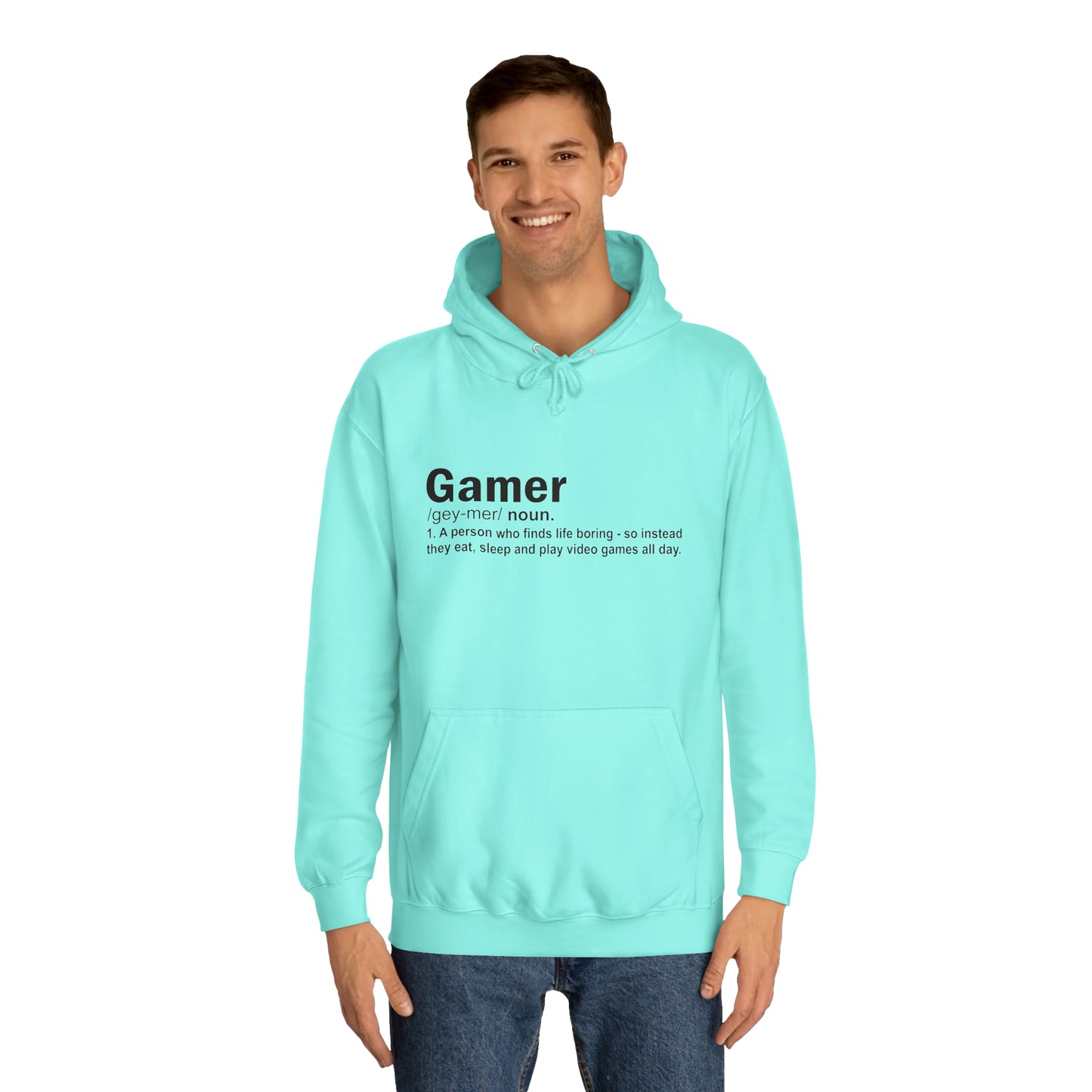 Gamer: Definition College Hoodie