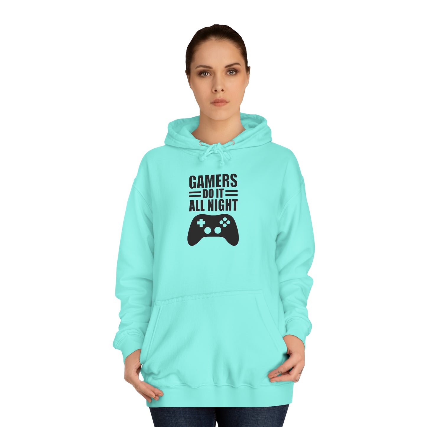 Gamer: Do it All Night College Hoodie