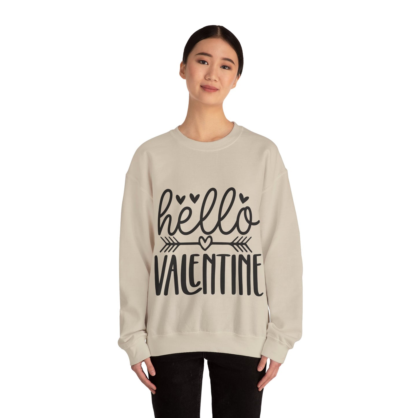 Hello Valentine Crewneck Sweatshirt