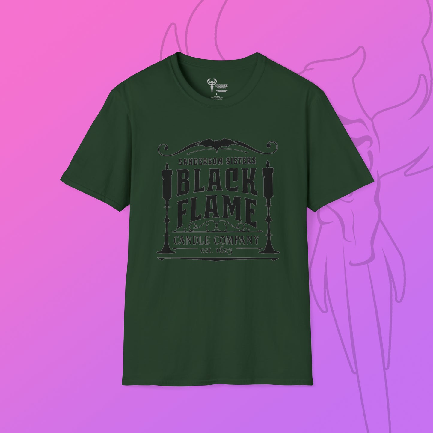 Black Flame Candle Co.  Softstyle T-Shirt