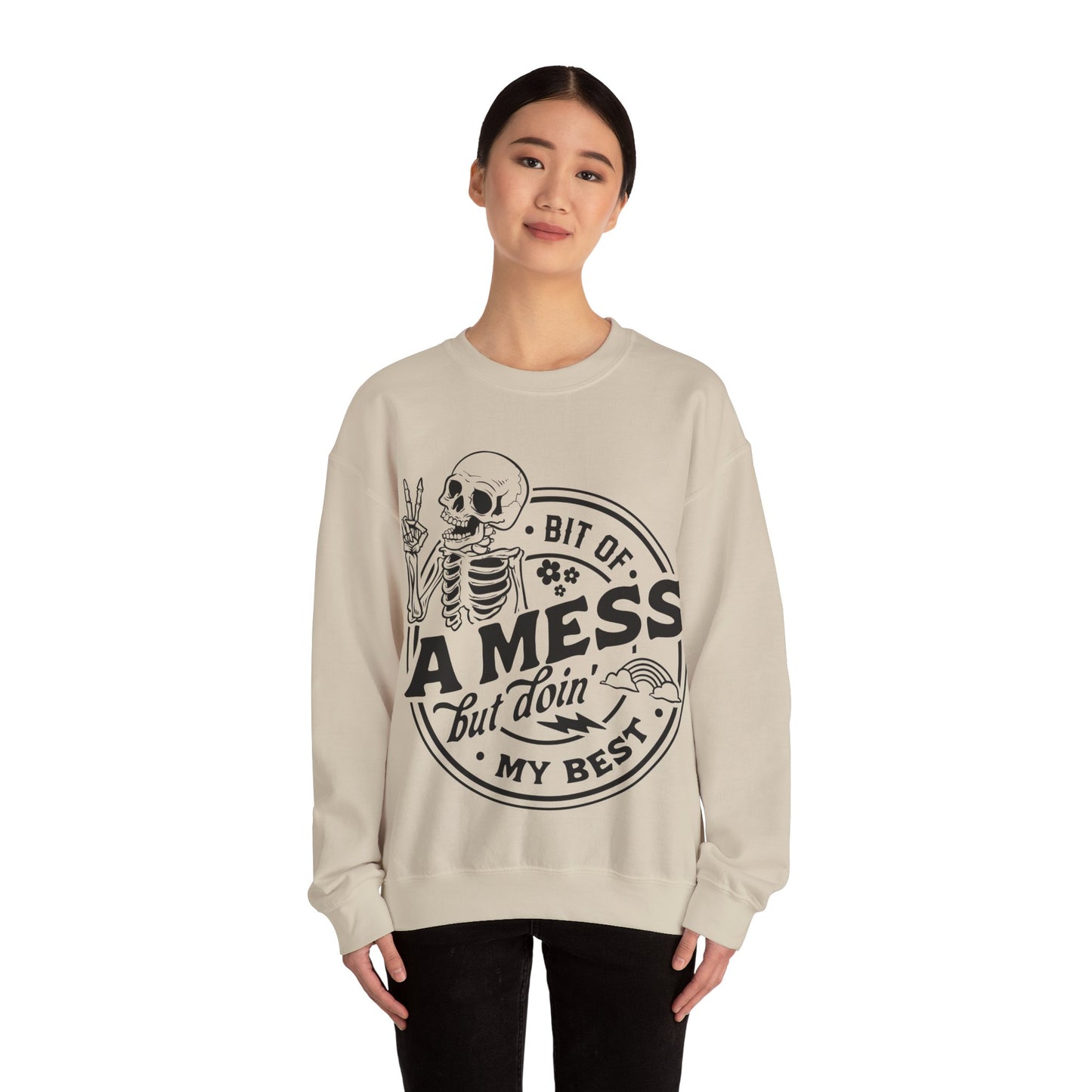 Bit of a Mess Crewneck Sweatshirt