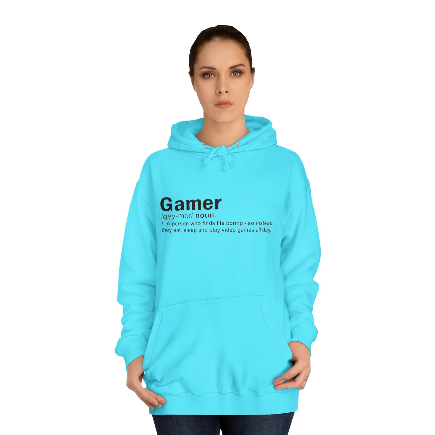 Gamer: Definition College Hoodie