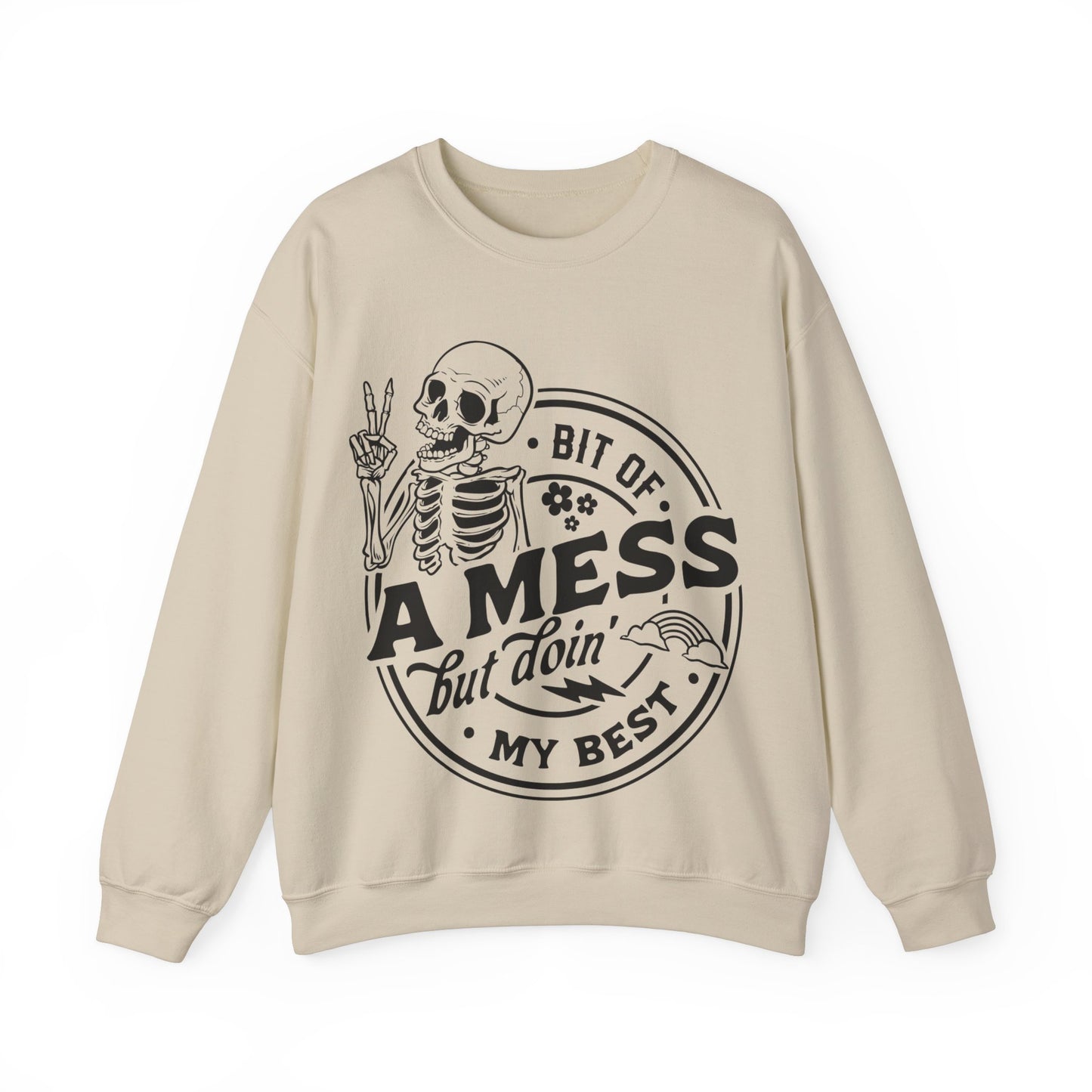 Bit of a Mess Crewneck Sweatshirt