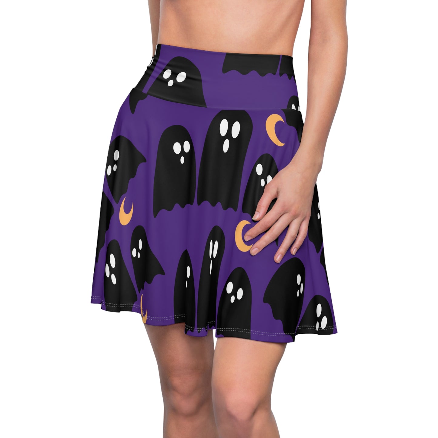 Midnight Ghost Women's Skater Skirt