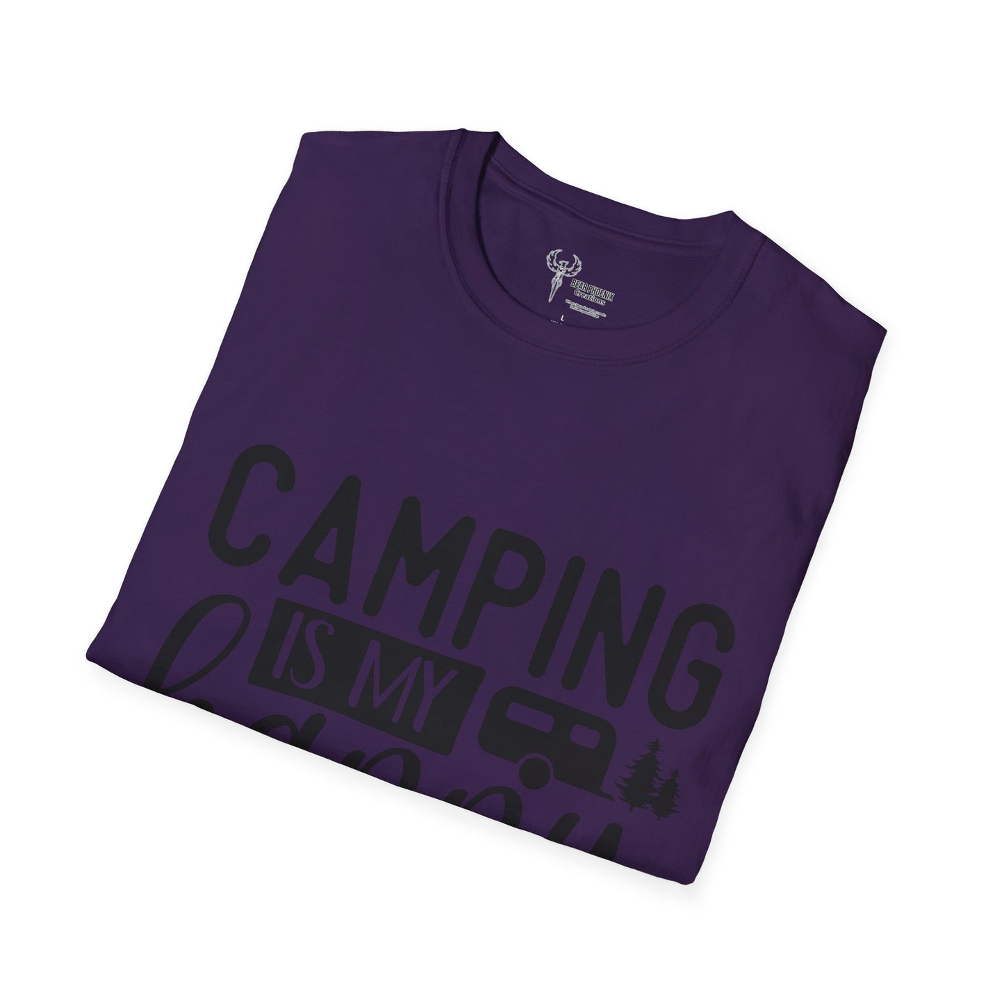 Camping is my happy place Softstyle T-Shirt