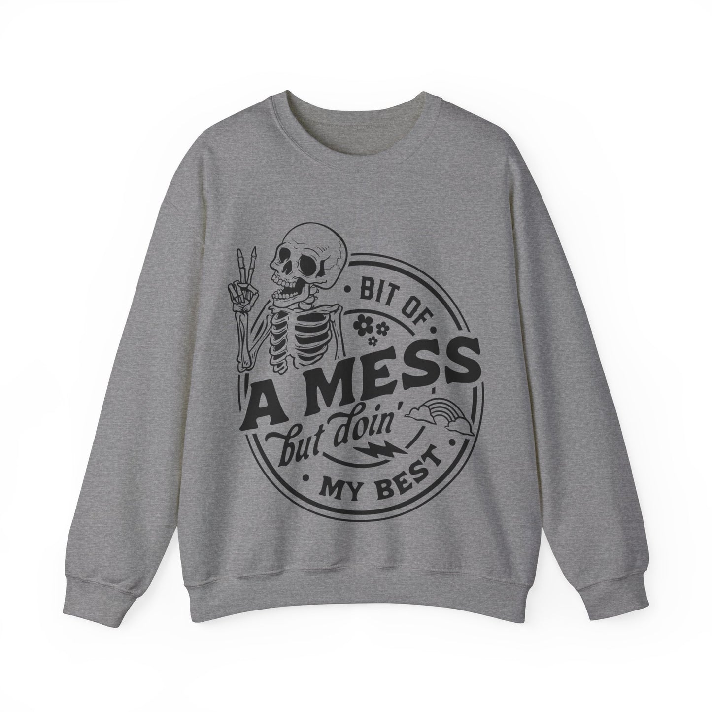 Bit of a Mess Crewneck Sweatshirt