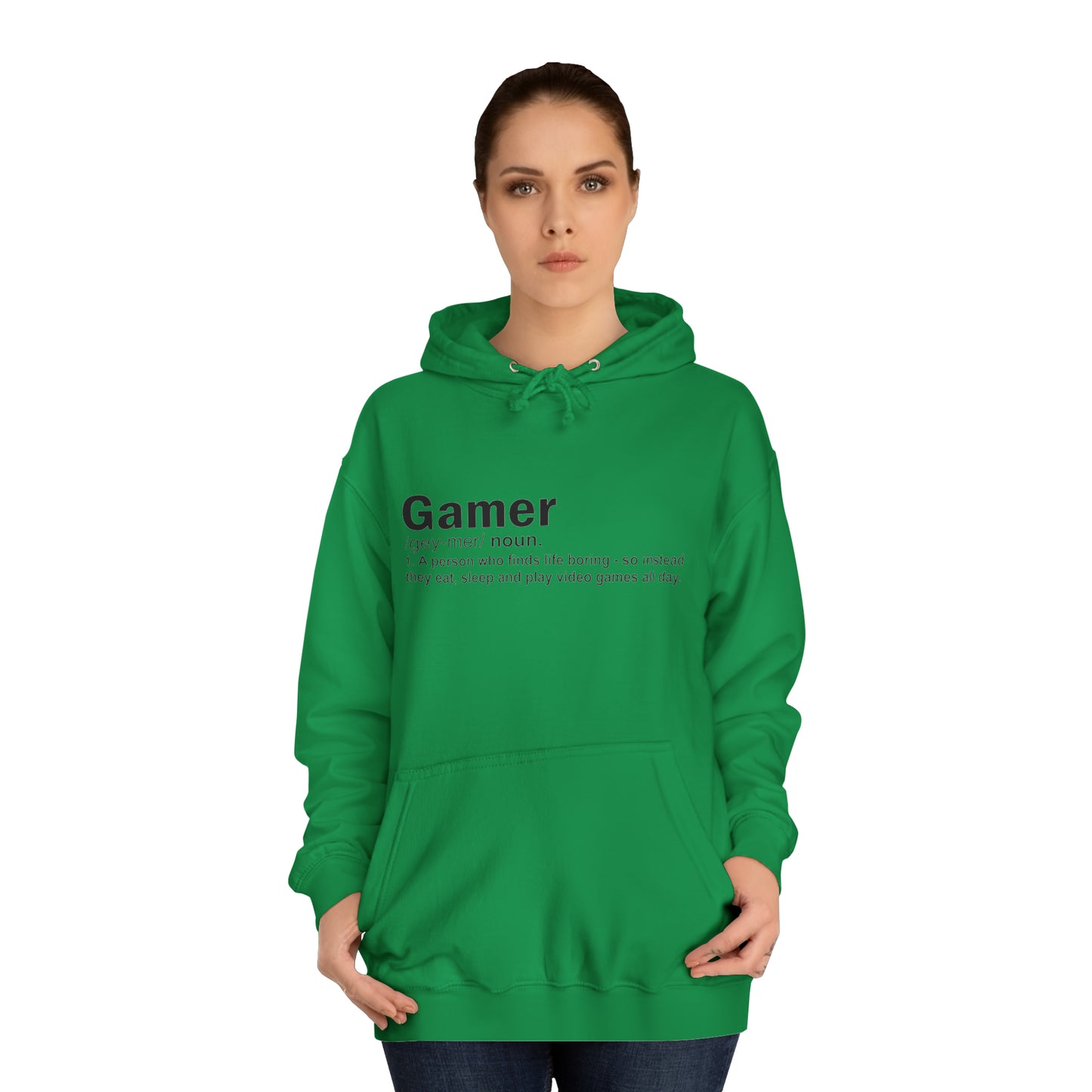 Gamer: Definition College Hoodie