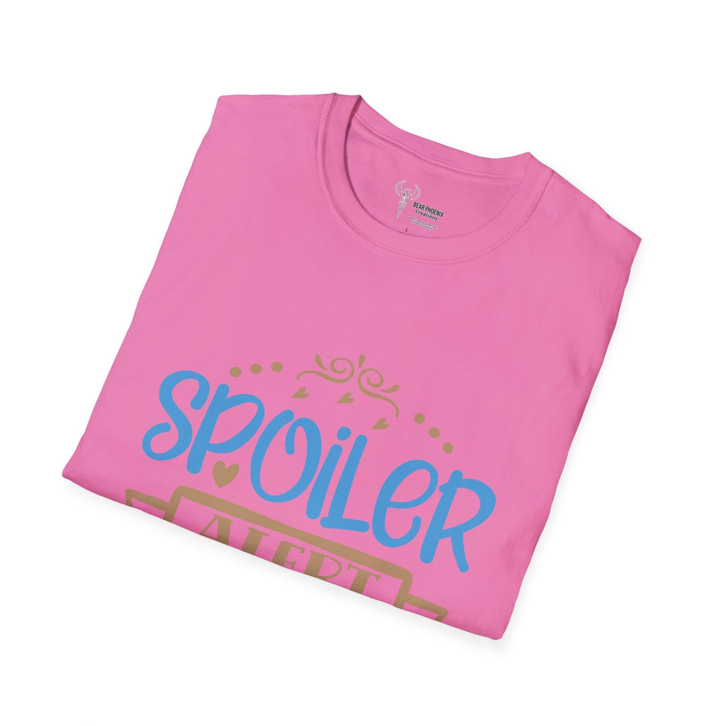 Pregnant Spoiler Alert Softstyle T-Shirt