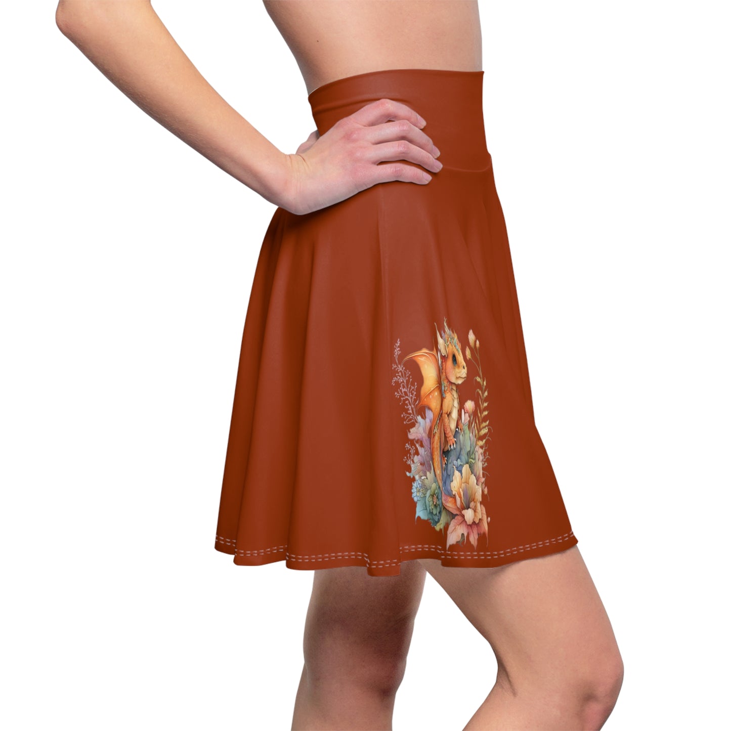 Jasper Dragon Skater Skirt