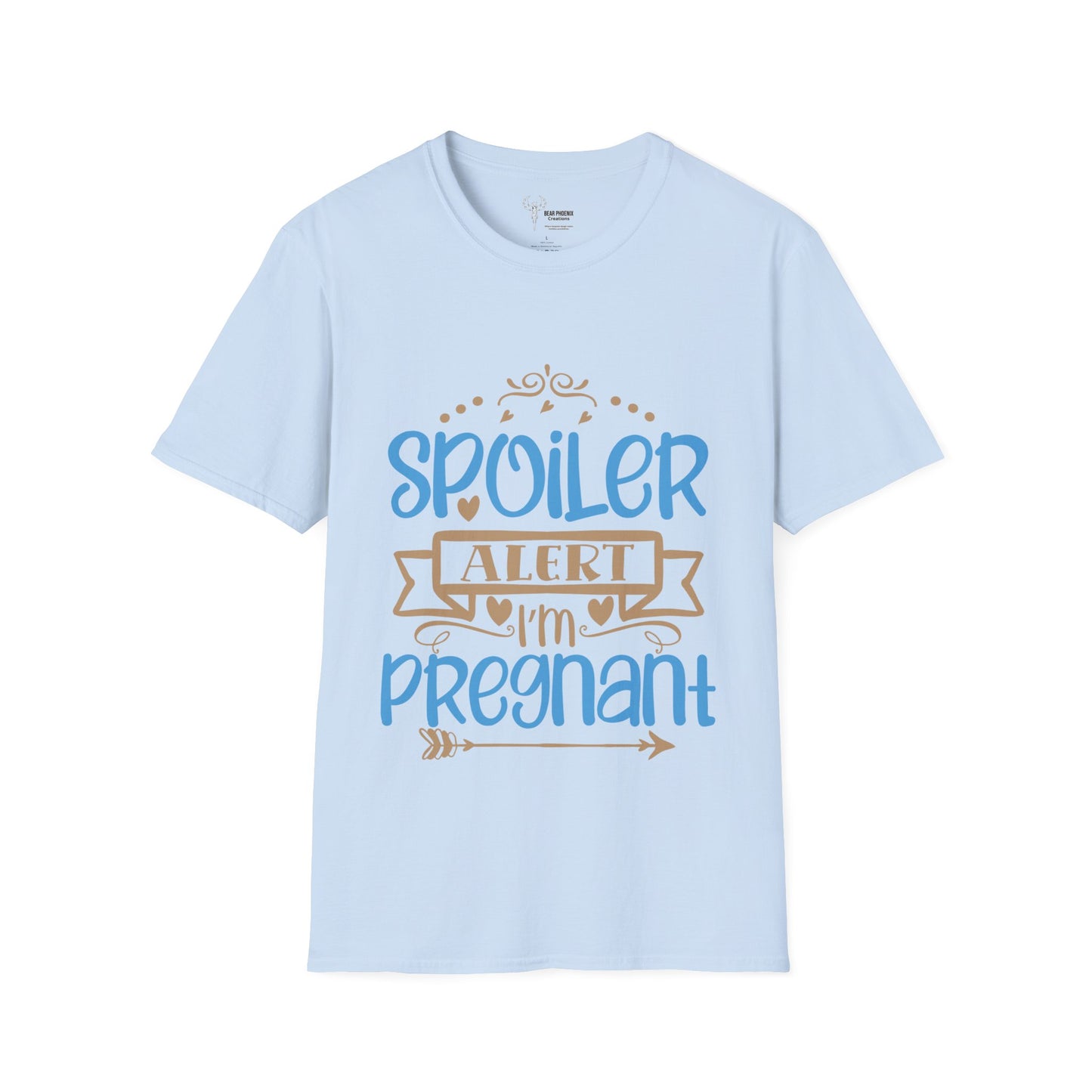 Pregnant Spoiler Alert Softstyle T-Shirt