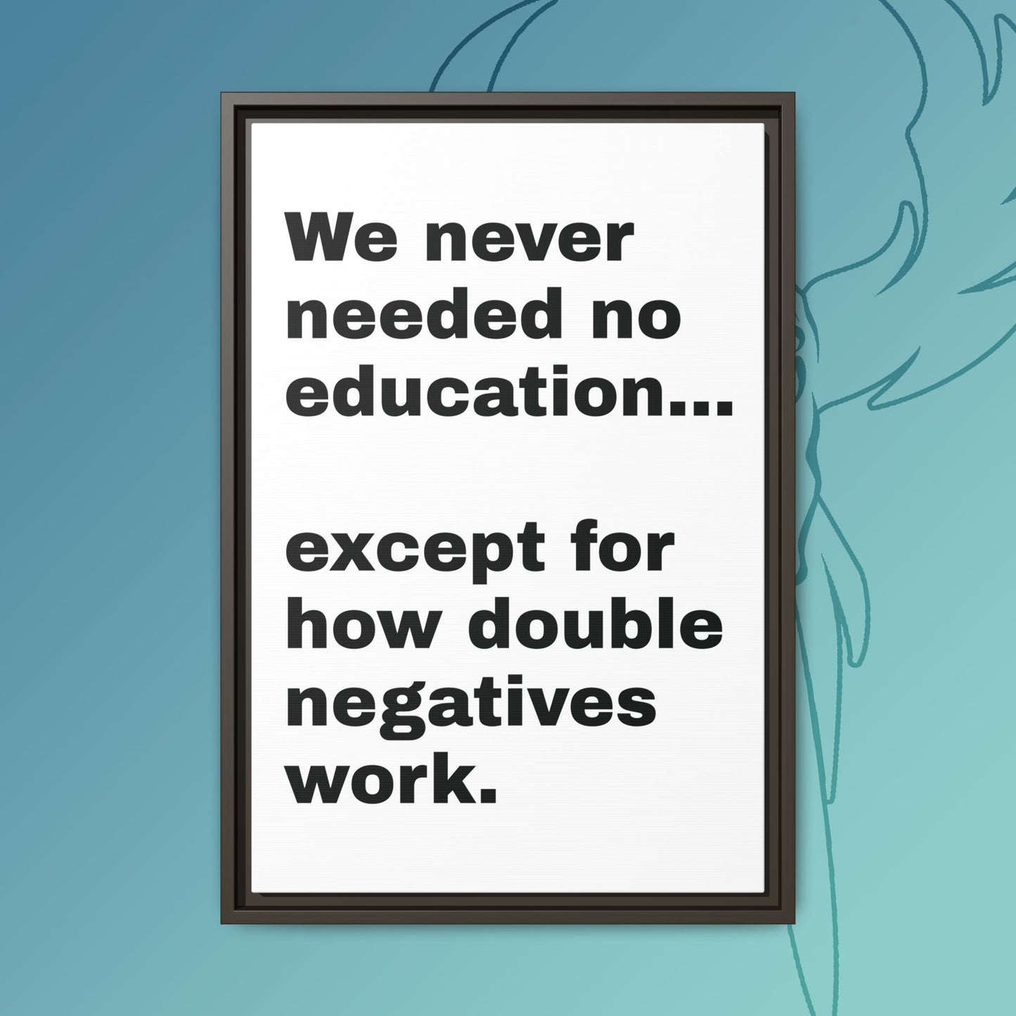 Psychedelic Education – The Double Negative Lesson