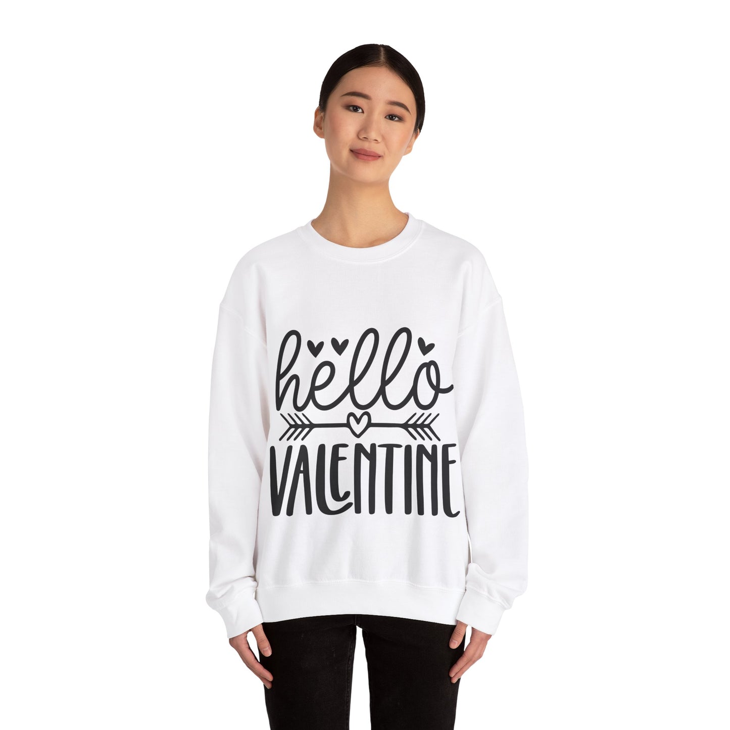 Hello Valentine Crewneck Sweatshirt