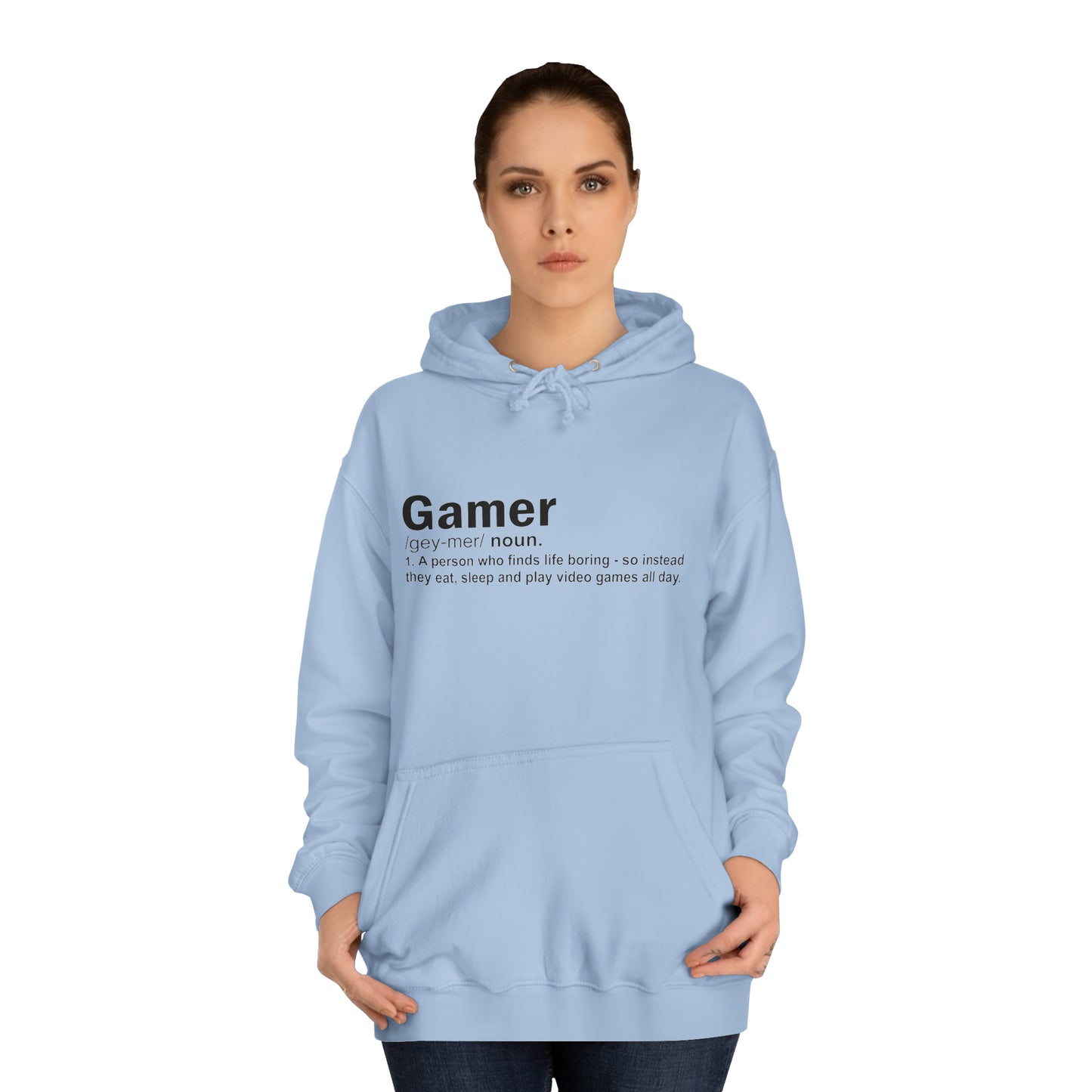 Gamer: Definition College Hoodie