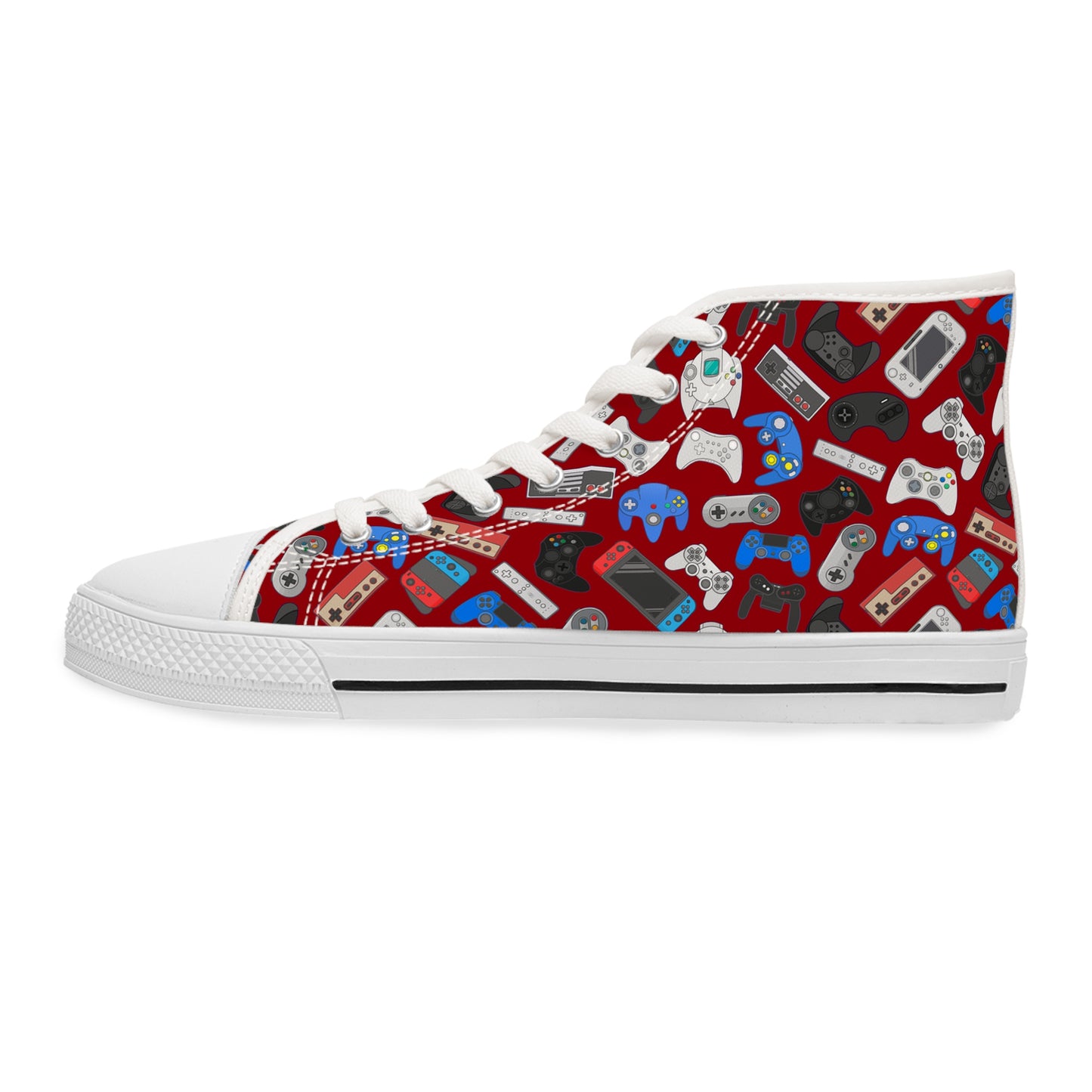 Red Gamers High Tops (Womens)