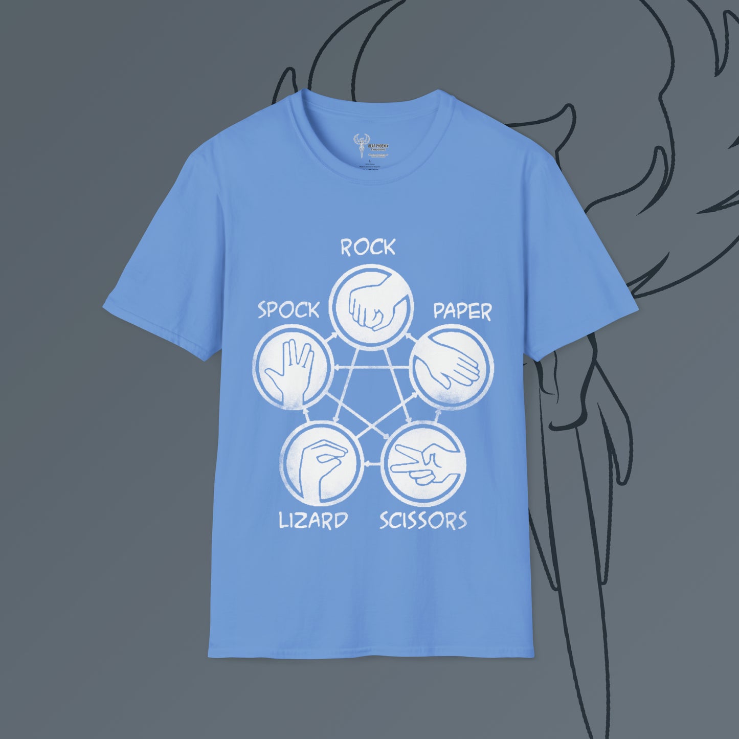 Rock Paper Scissors Lizard Spock Softstyle T-Shirt