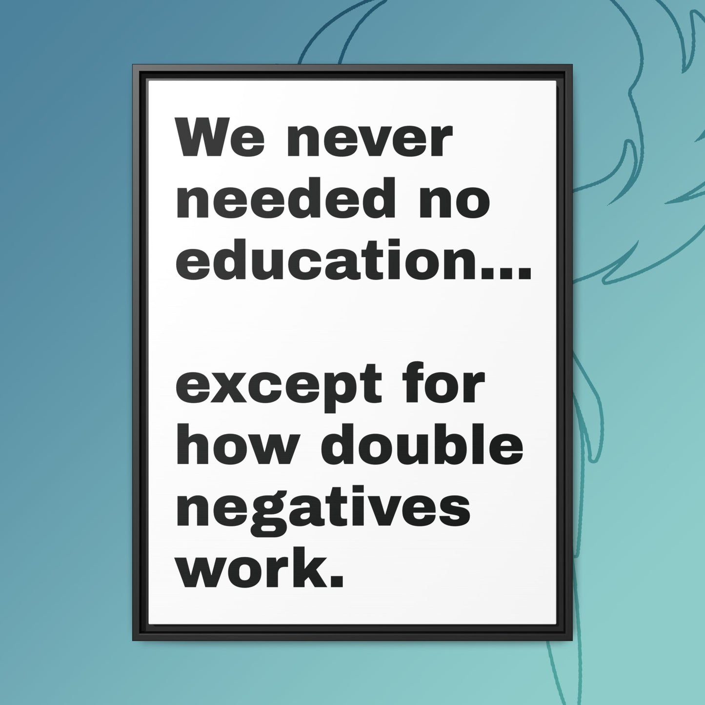 Psychedelic Education – The Double Negative Lesson