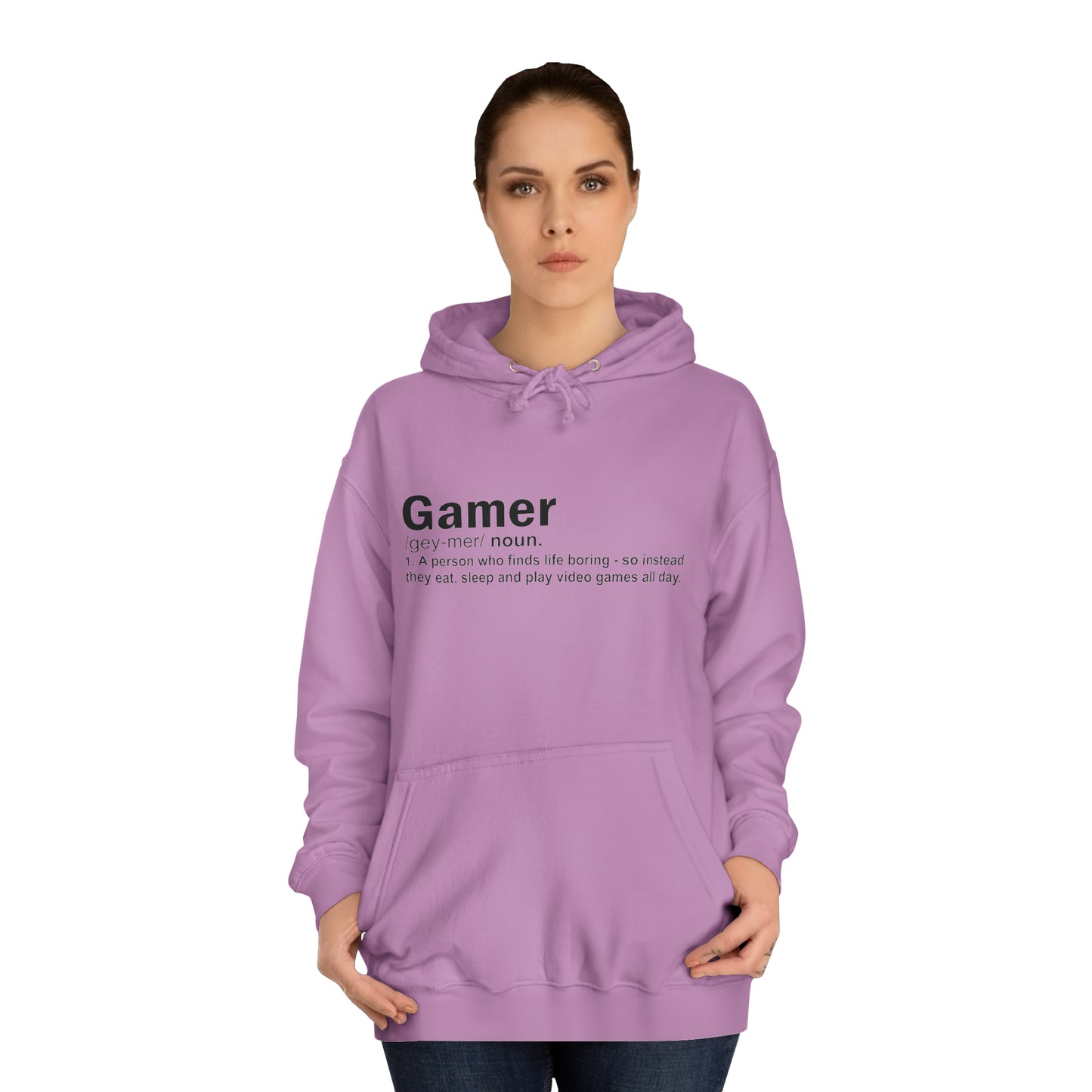 Gamer: Definition College Hoodie