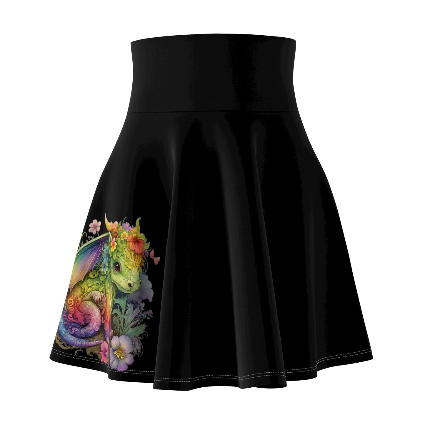 Tourmaline Dragon Skater Skirt