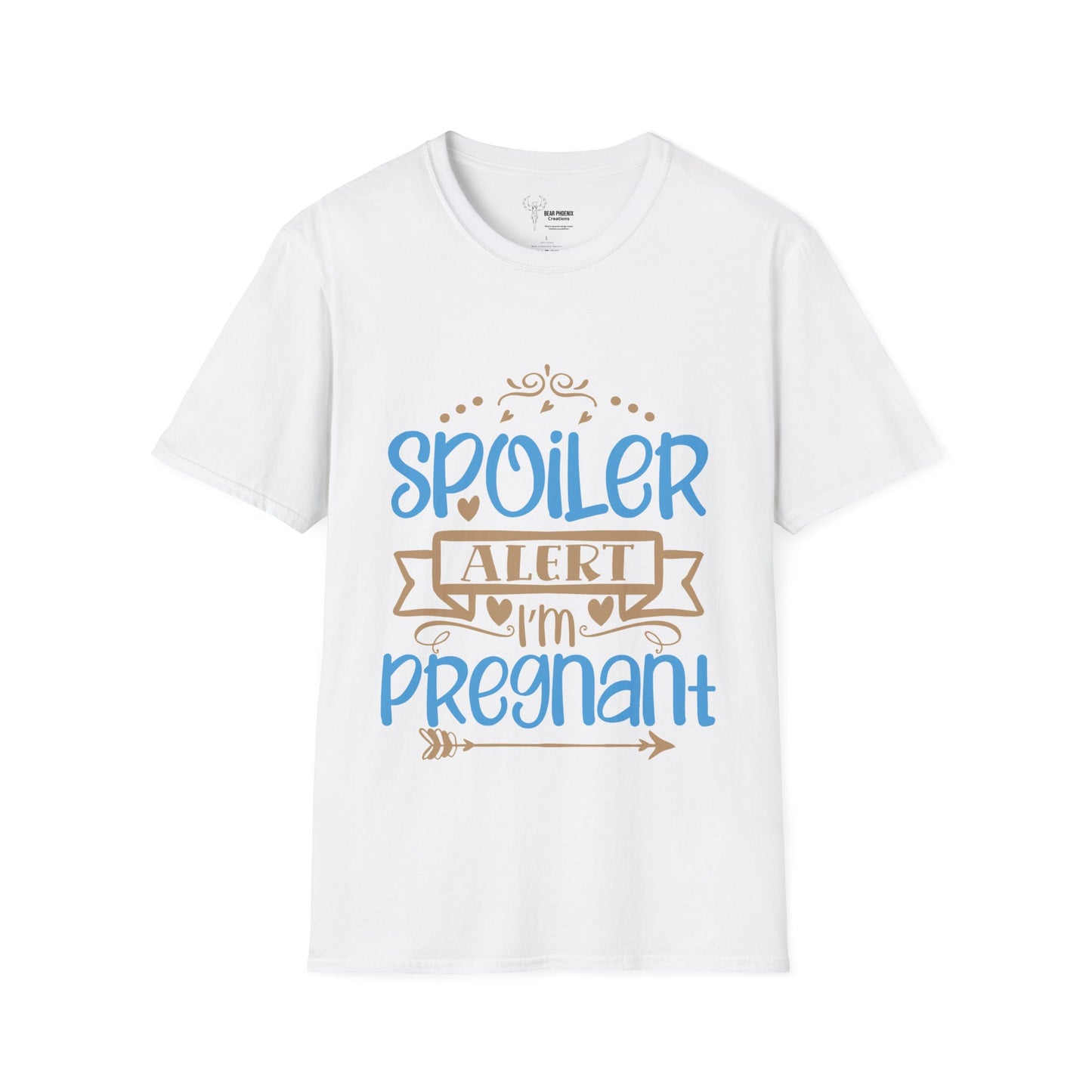 Pregnant Spoiler Alert Softstyle T-Shirt