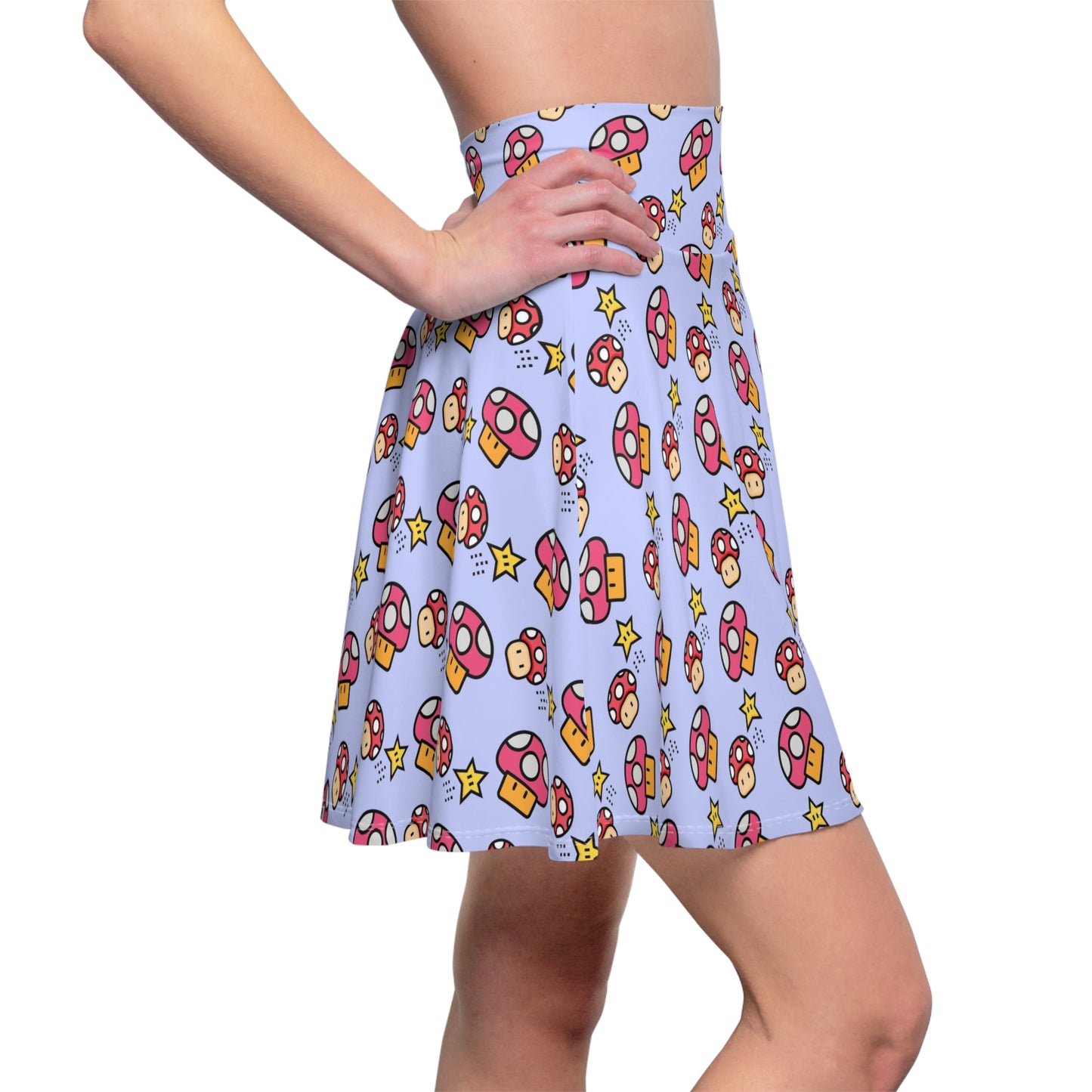 Mushroom and Star Skater Skirt