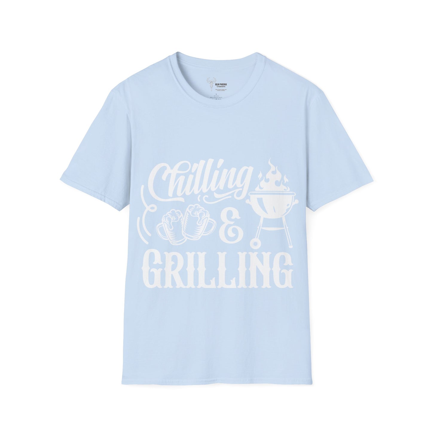 Chilling and Grilling BBQ Softstyle T-Shirt