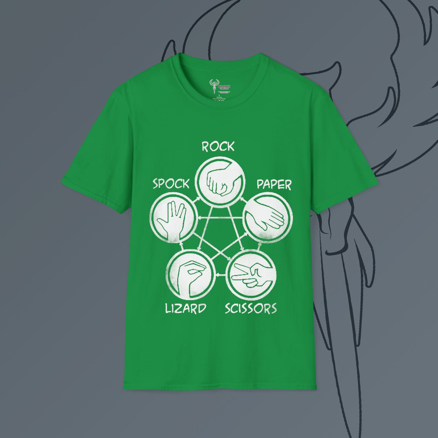 Rock Paper Scissors Lizard Spock Softstyle T-Shirt