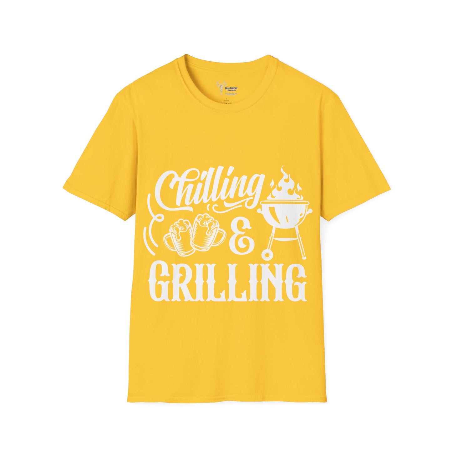 Chilling and Grilling BBQ Softstyle T-Shirt