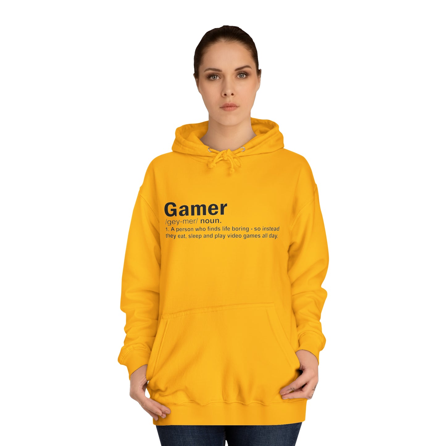 Gamer: Definition College Hoodie