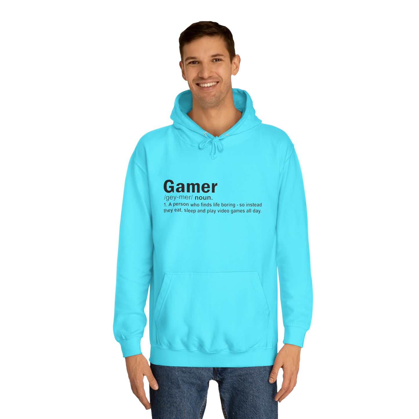 Gamer: Definition College Hoodie