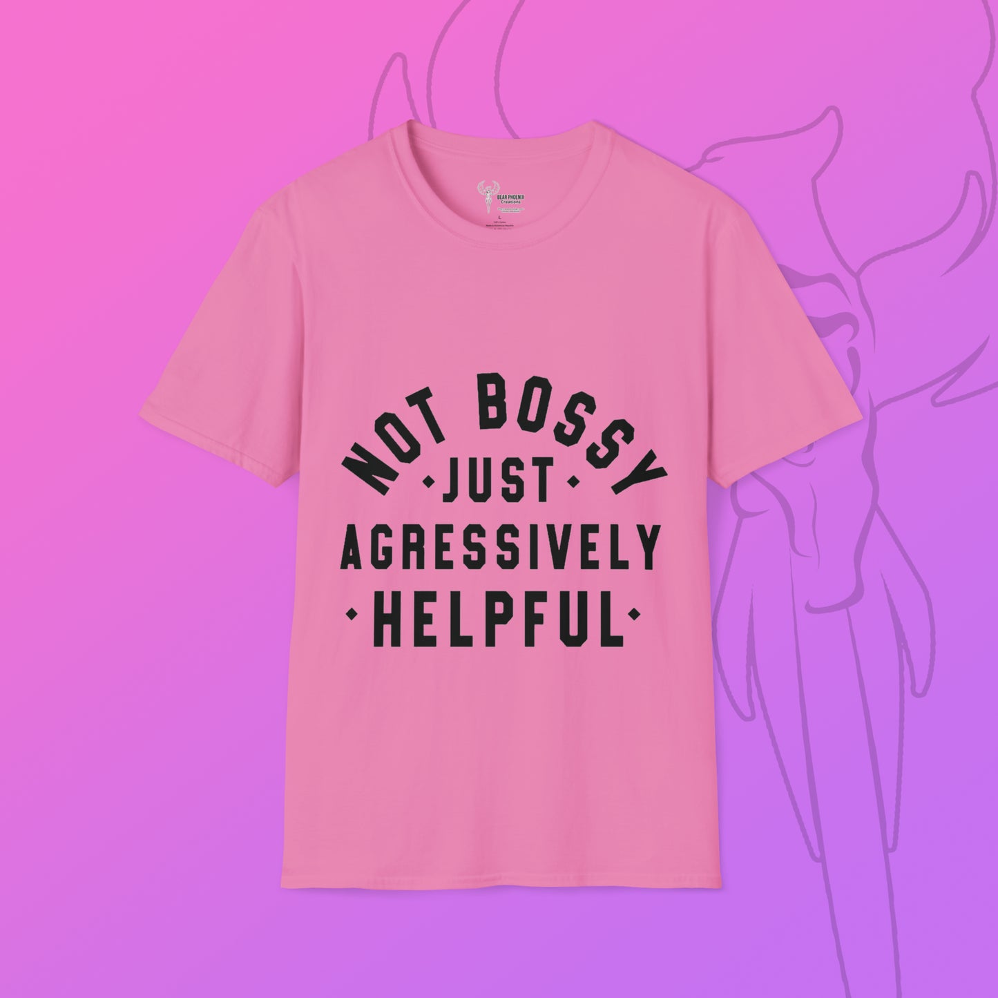 Agressively helpful Softstyle T-Shirt