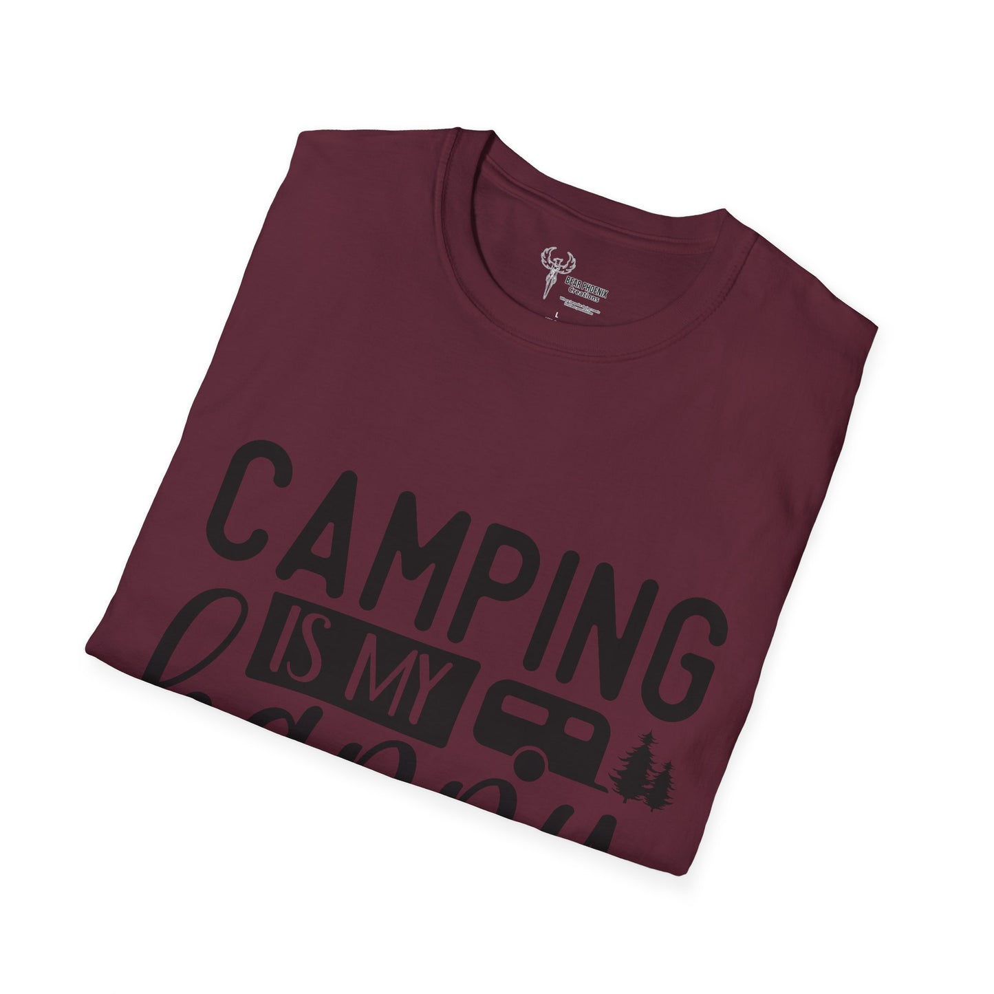 Camping is my happy place Softstyle T-Shirt