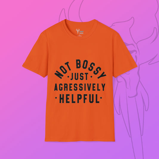 Agressively helpful Softstyle T-Shirt