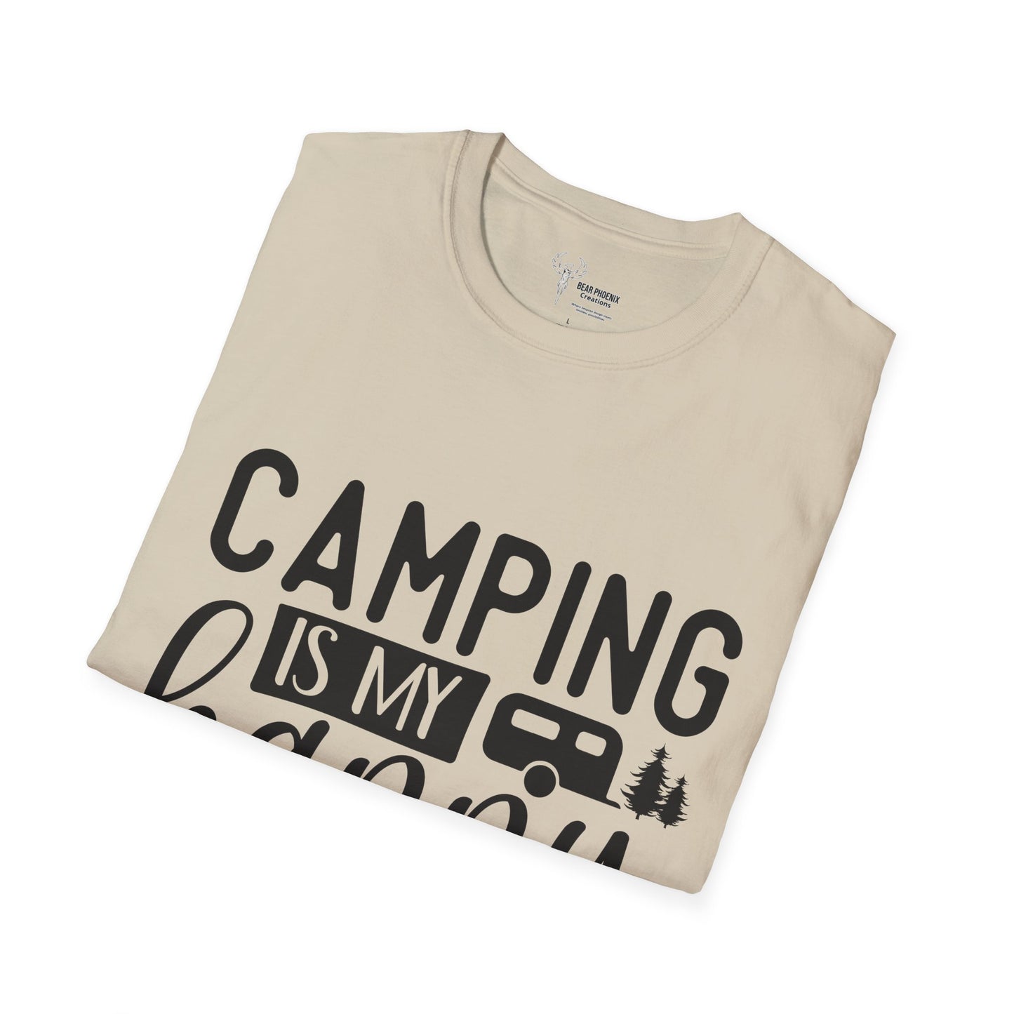 Camping is my happy place Softstyle T-Shirt