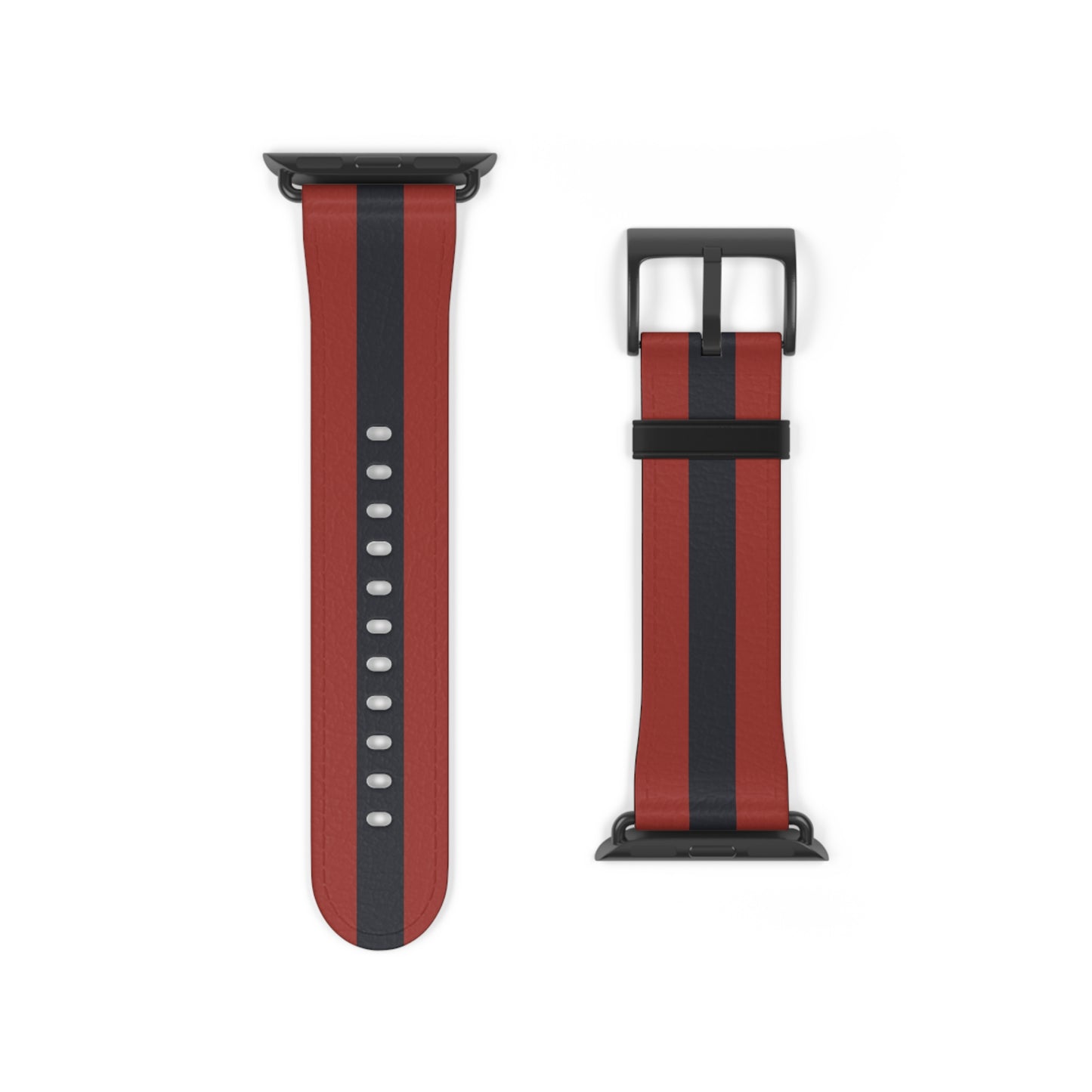 Adjutant General's Corps Faux Leather Watch Strap