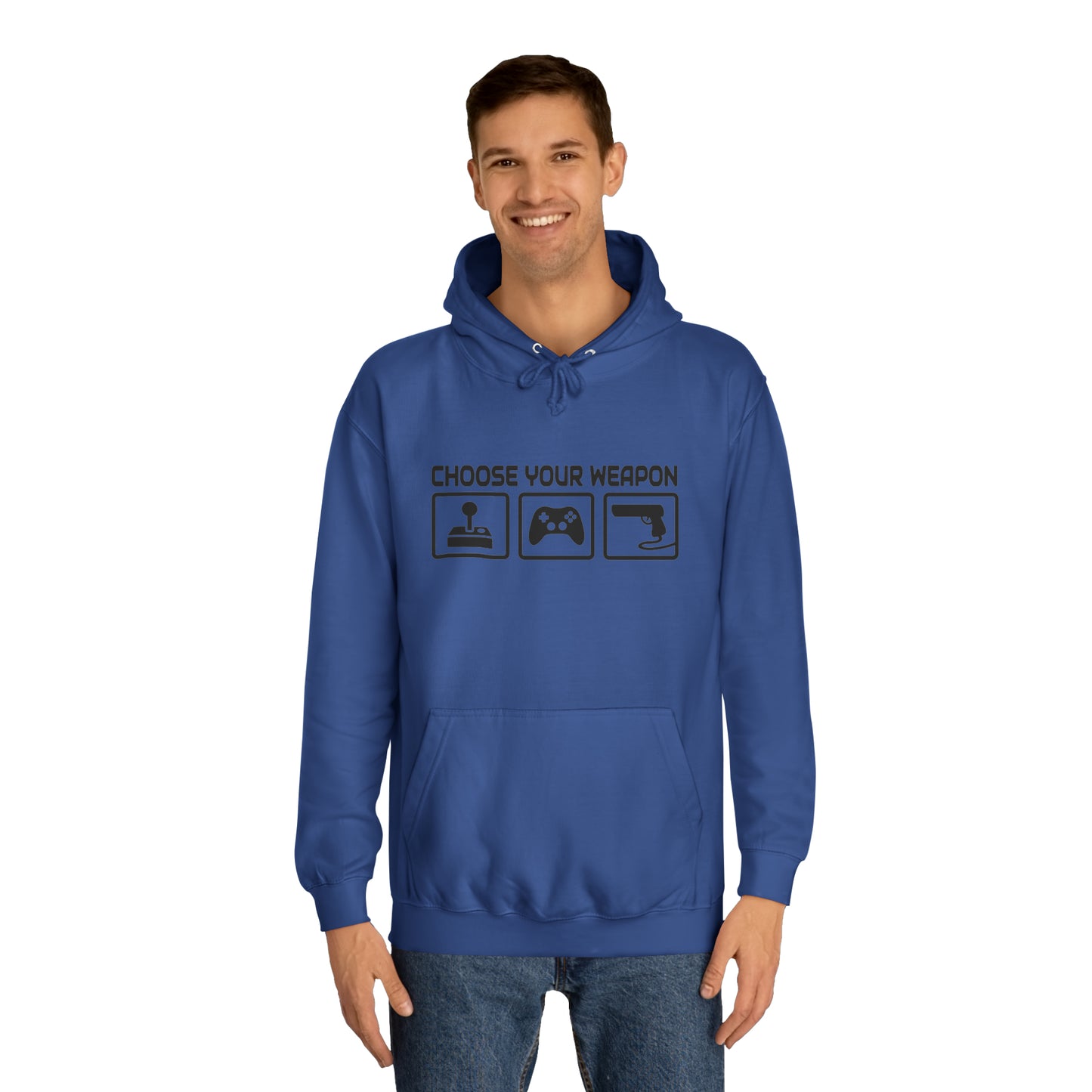 Gamer Choose Your Weapon College Hoodie