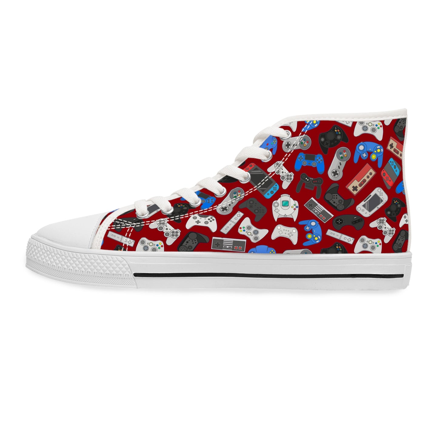 Red Gamers High Tops (Womens)