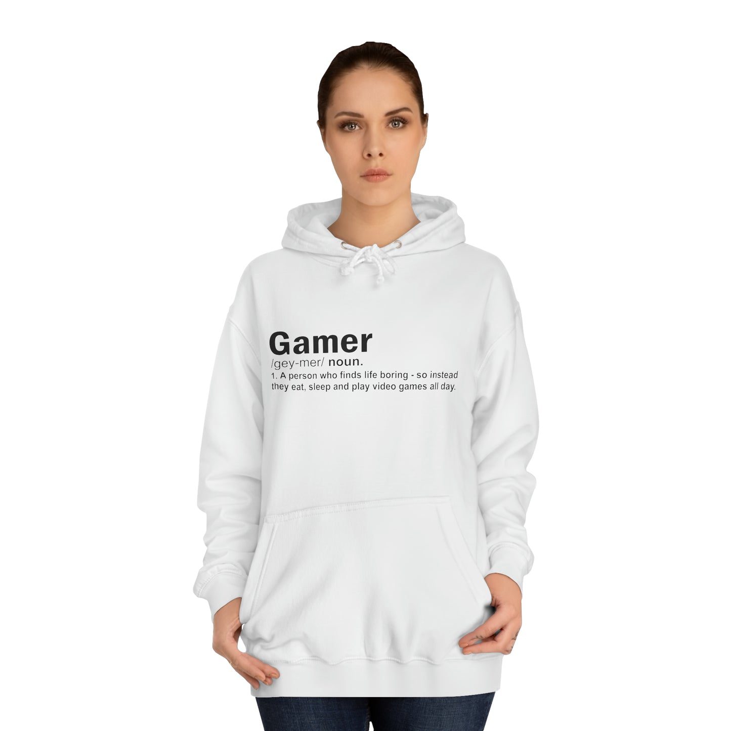 Gamer: Definition College Hoodie