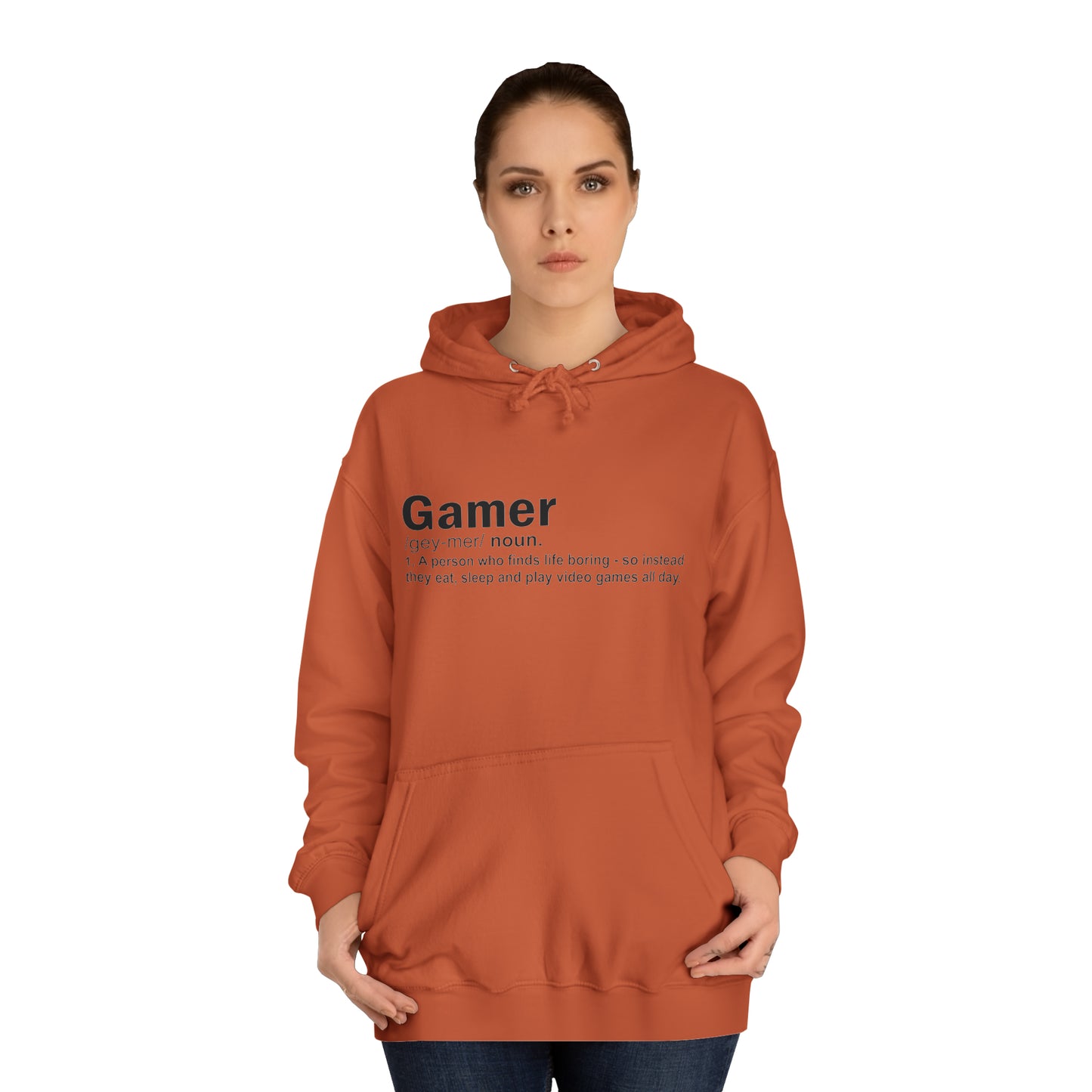 Gamer: Definition College Hoodie