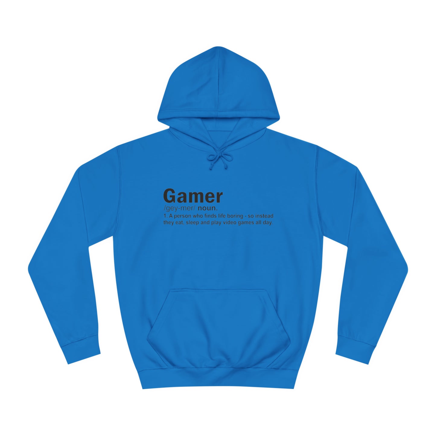 Gamer: Definition College Hoodie