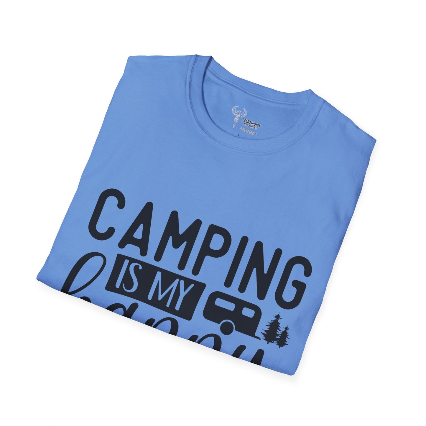 Camping is my happy place Softstyle T-Shirt