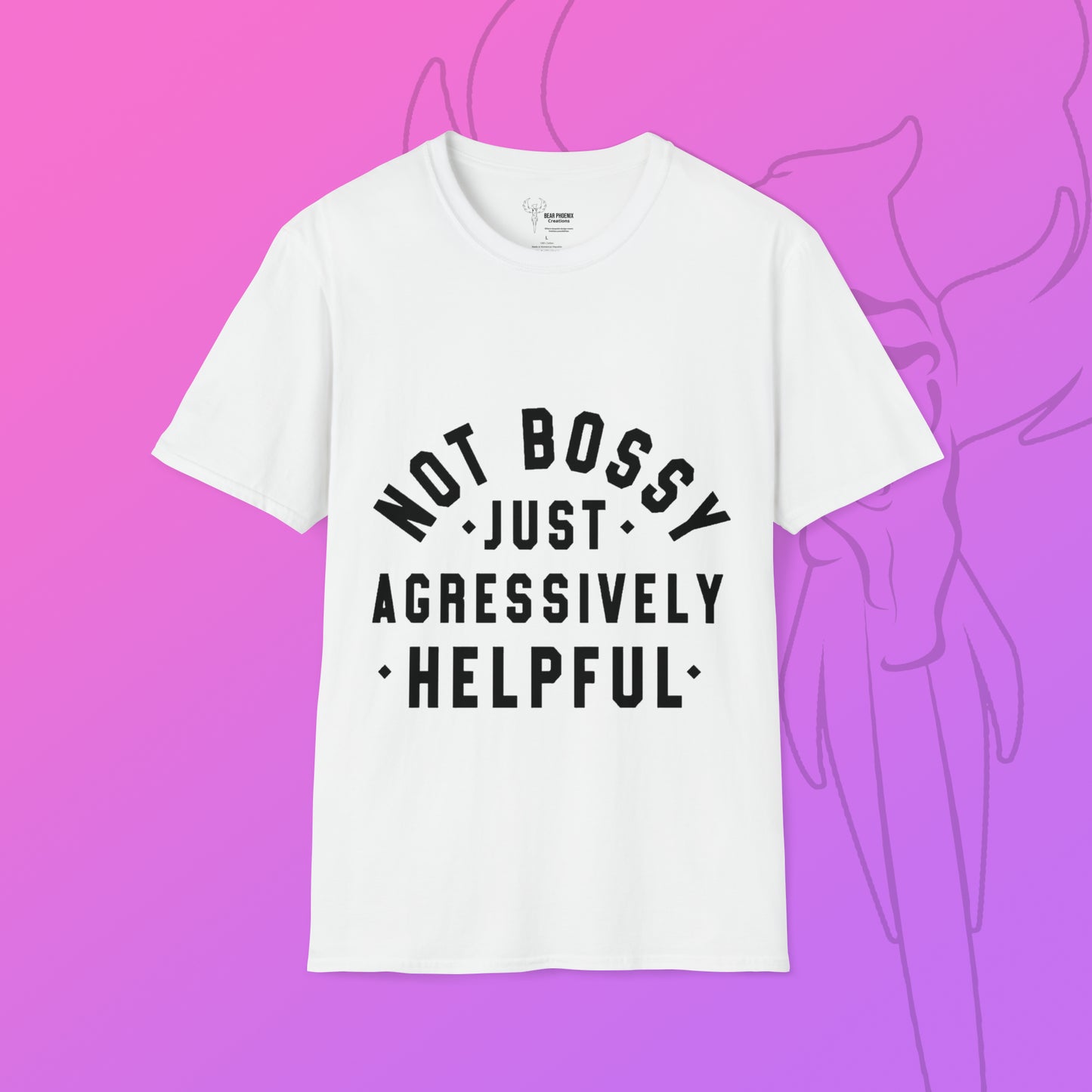 Agressively helpful Softstyle T-Shirt