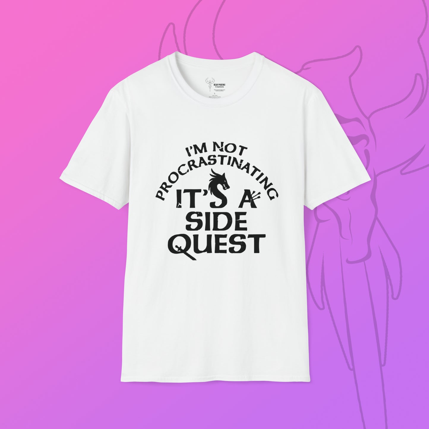 Its a SideQuest Softstyle T-Shirt