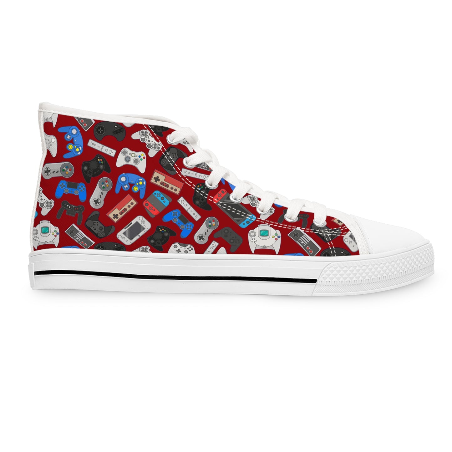 Red Gamers High Tops (Womens)