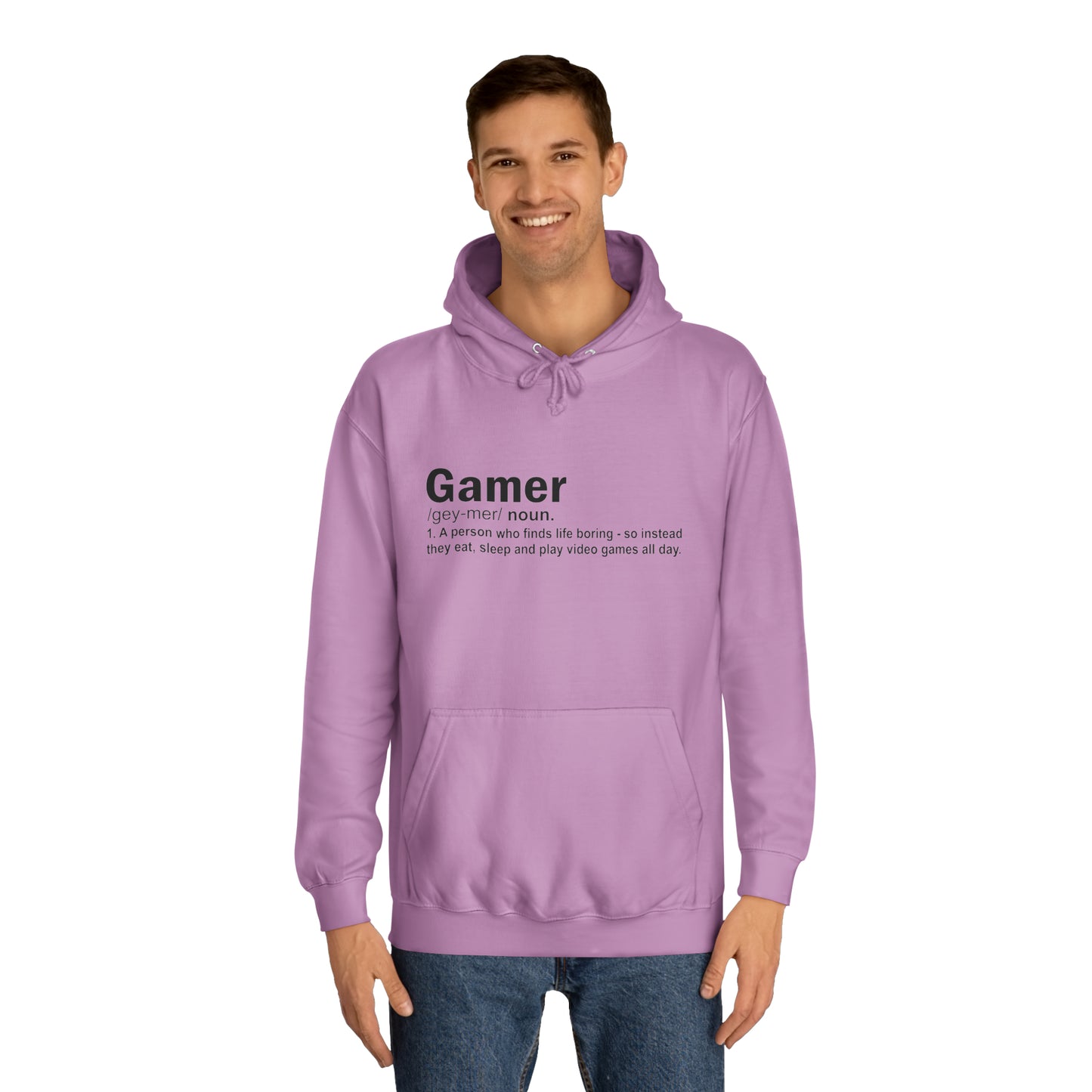 Gamer: Definition College Hoodie