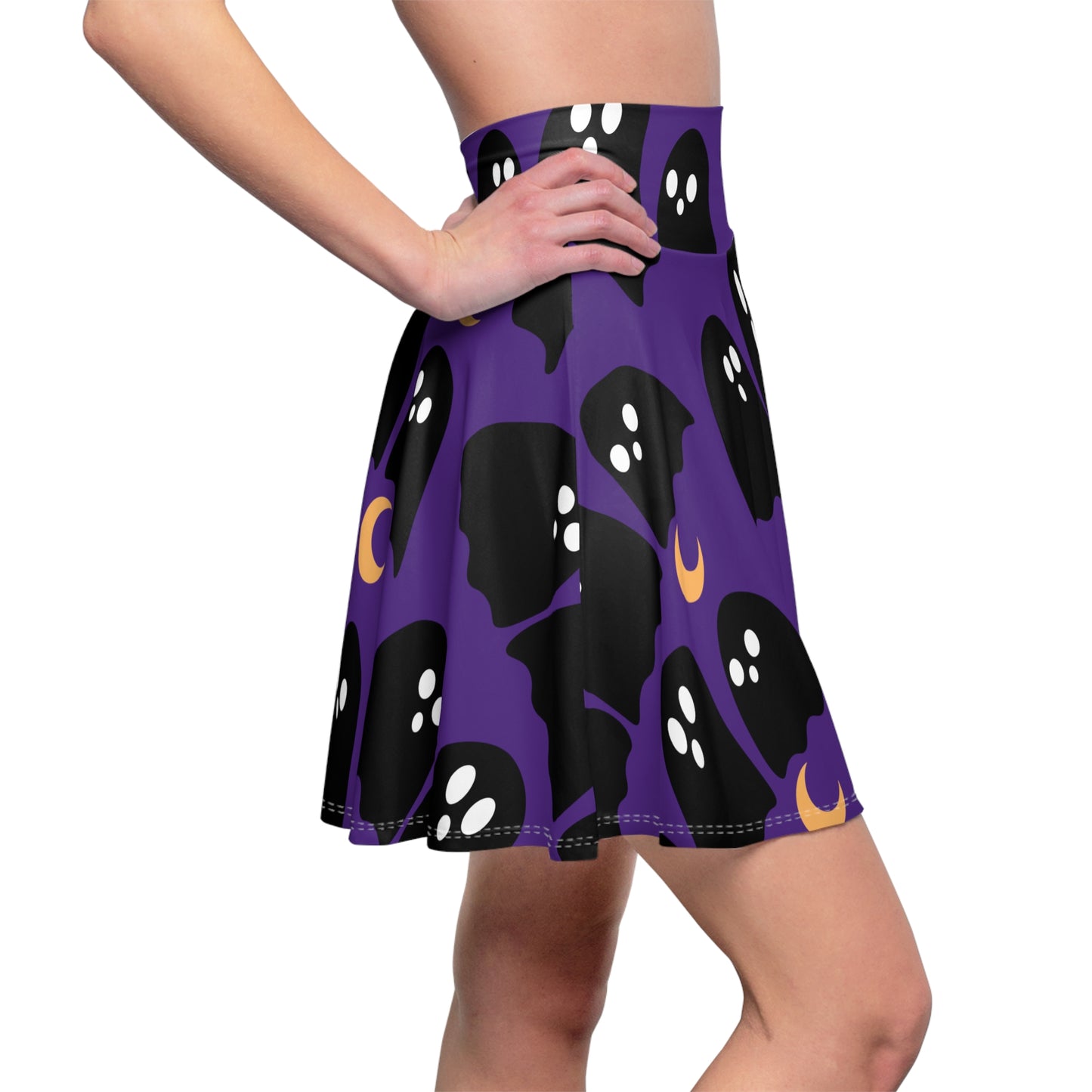 Midnight Ghost Women's Skater Skirt