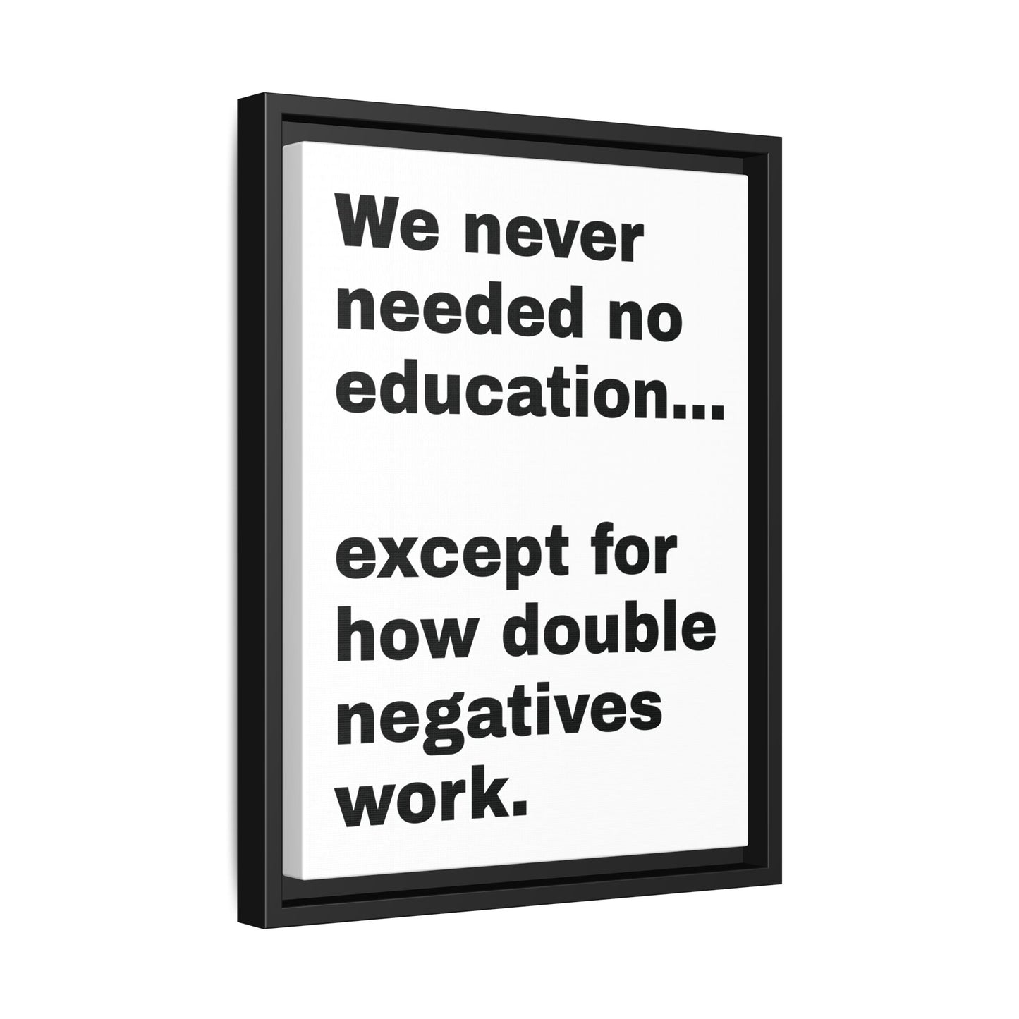 Psychedelic Education – The Double Negative Lesson