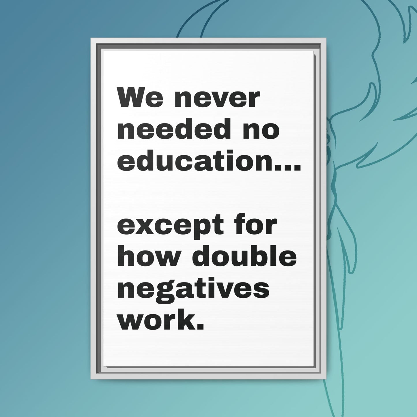 Psychedelic Education – The Double Negative Lesson