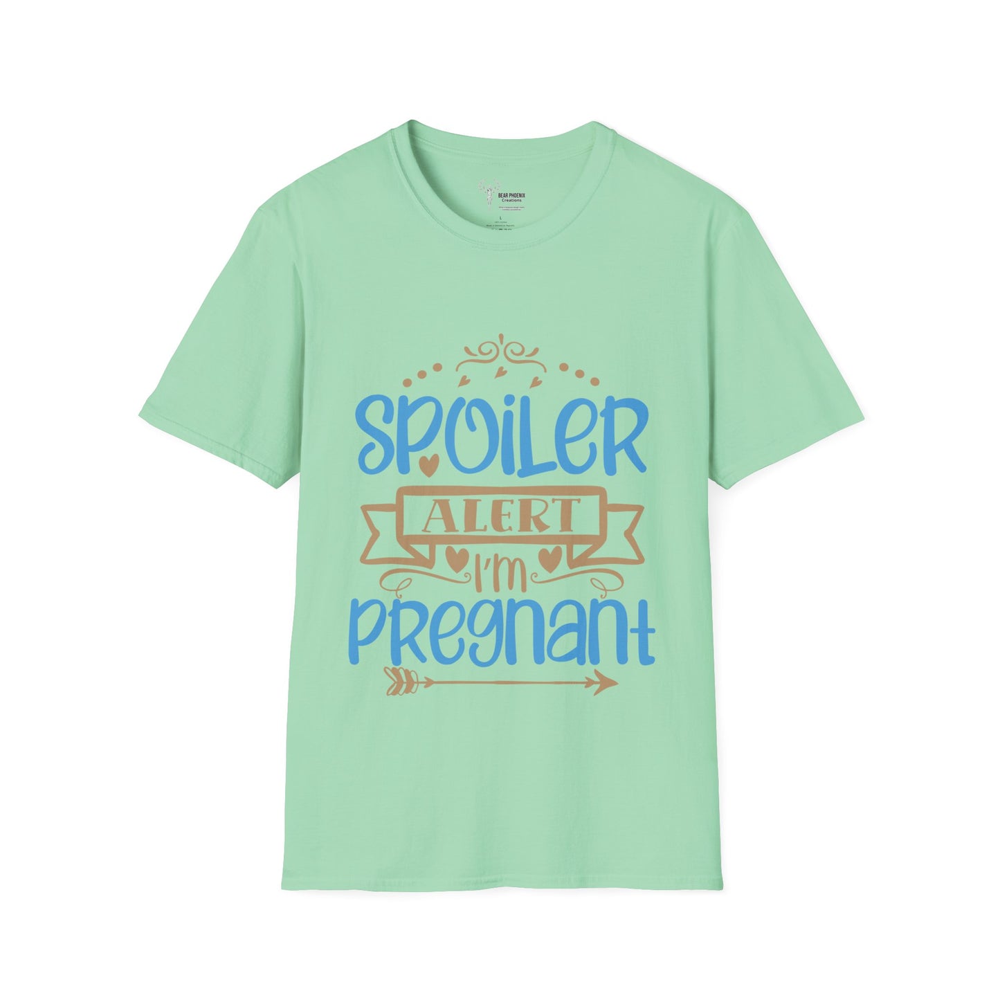 Pregnant Spoiler Alert Softstyle T-Shirt