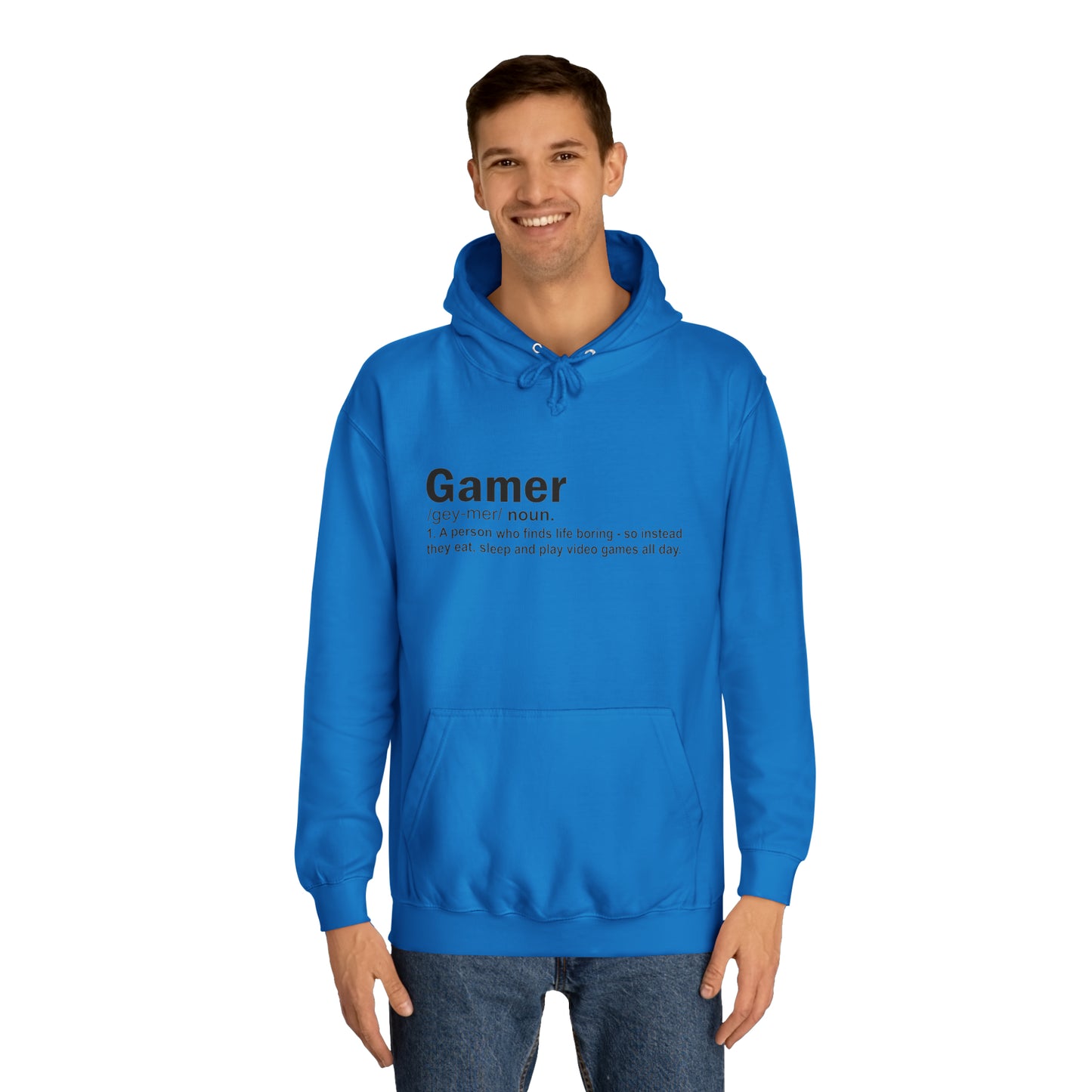 Gamer: Definition College Hoodie