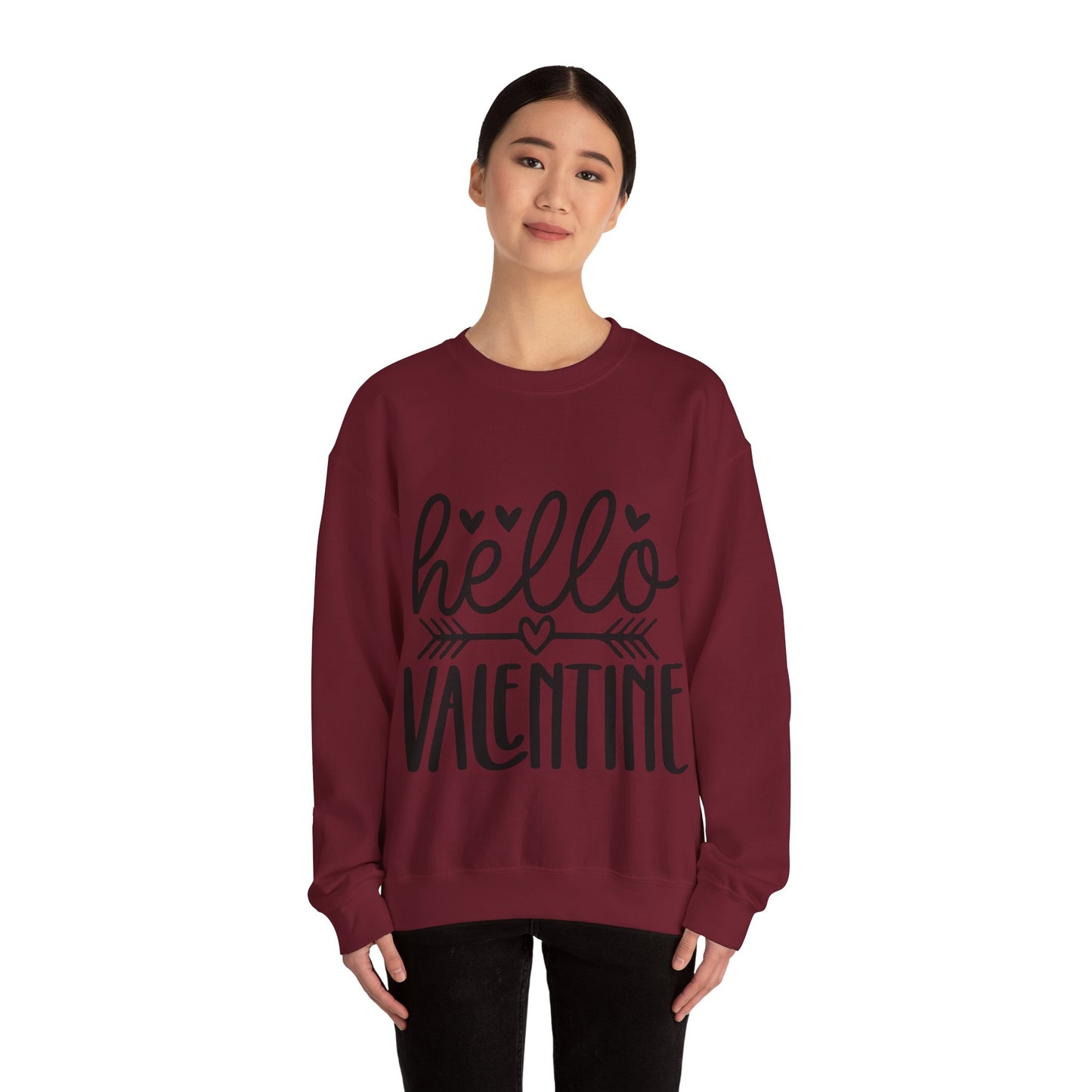 Hello Valentine Crewneck Sweatshirt